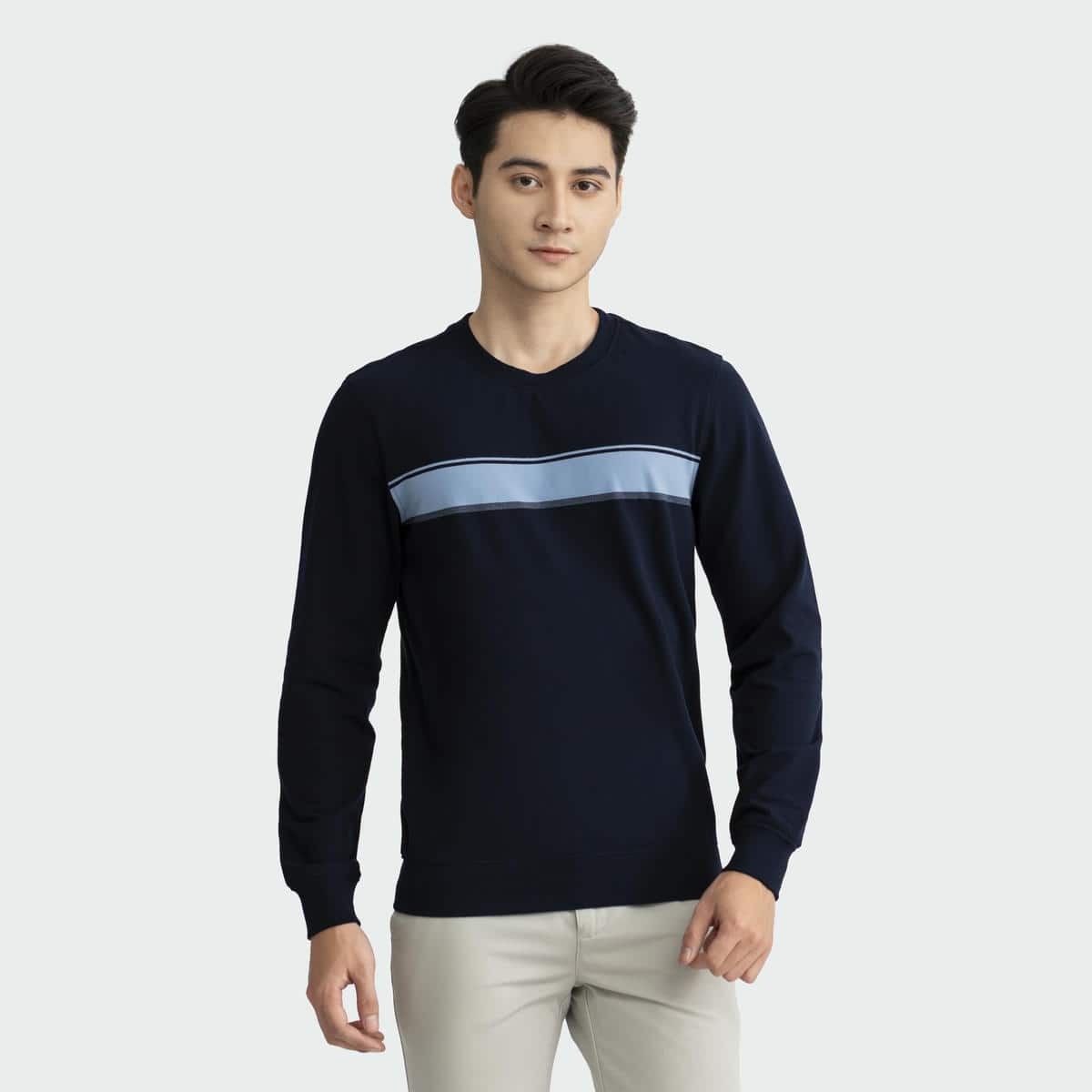 Navy blue 5 striped