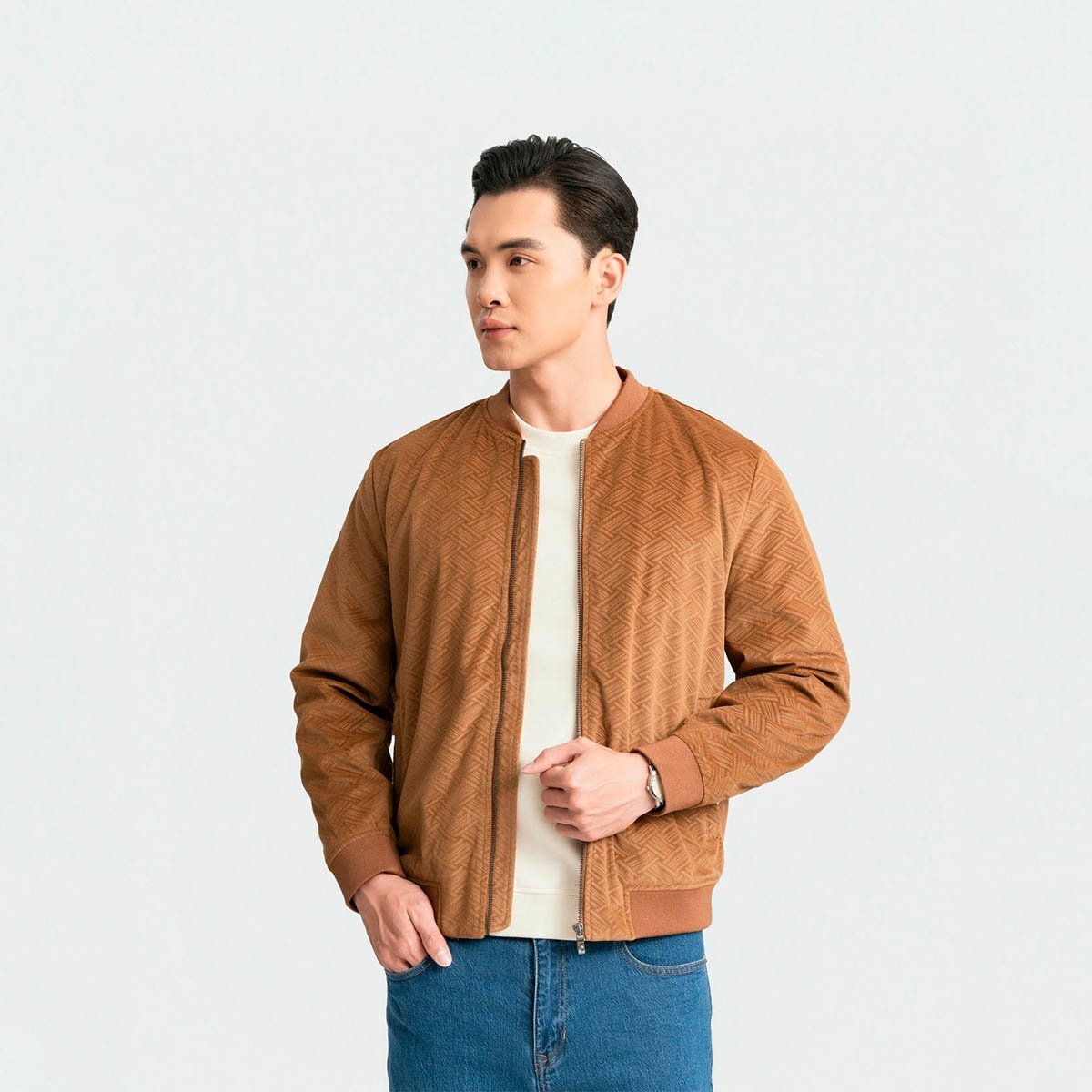 Gray 44 Jacquard pattern