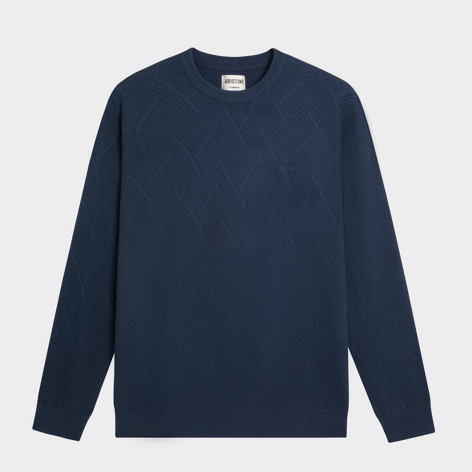 Navy blue 158 Jacquard pattern