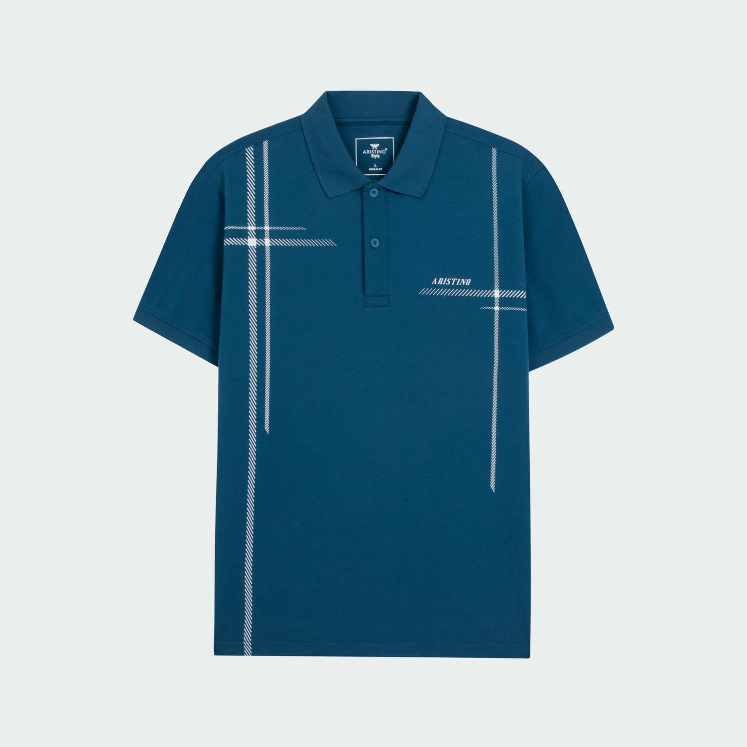 Áo Polo nam Aristino bằng cotton hữu cơ, dáng regular fit, mã sản phẩm APS044S3