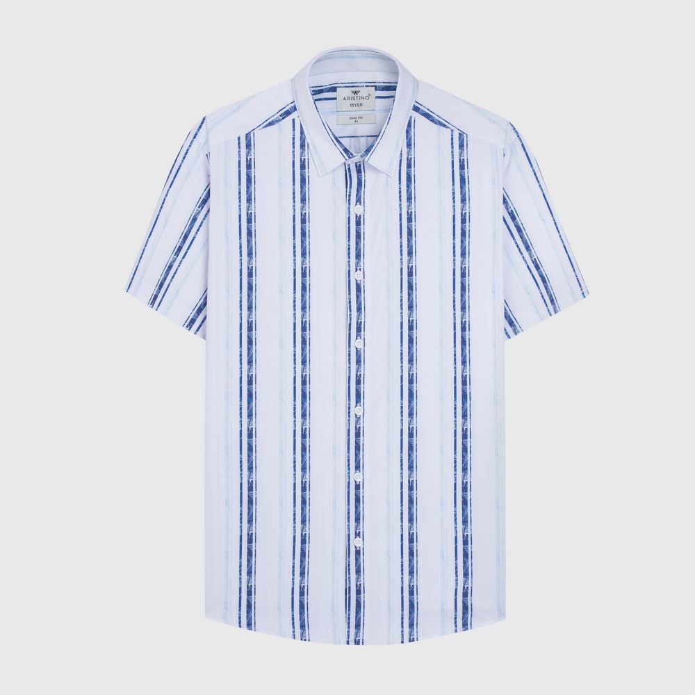 Áo sơ mi nam Aristino dáng ôm ASS129S3