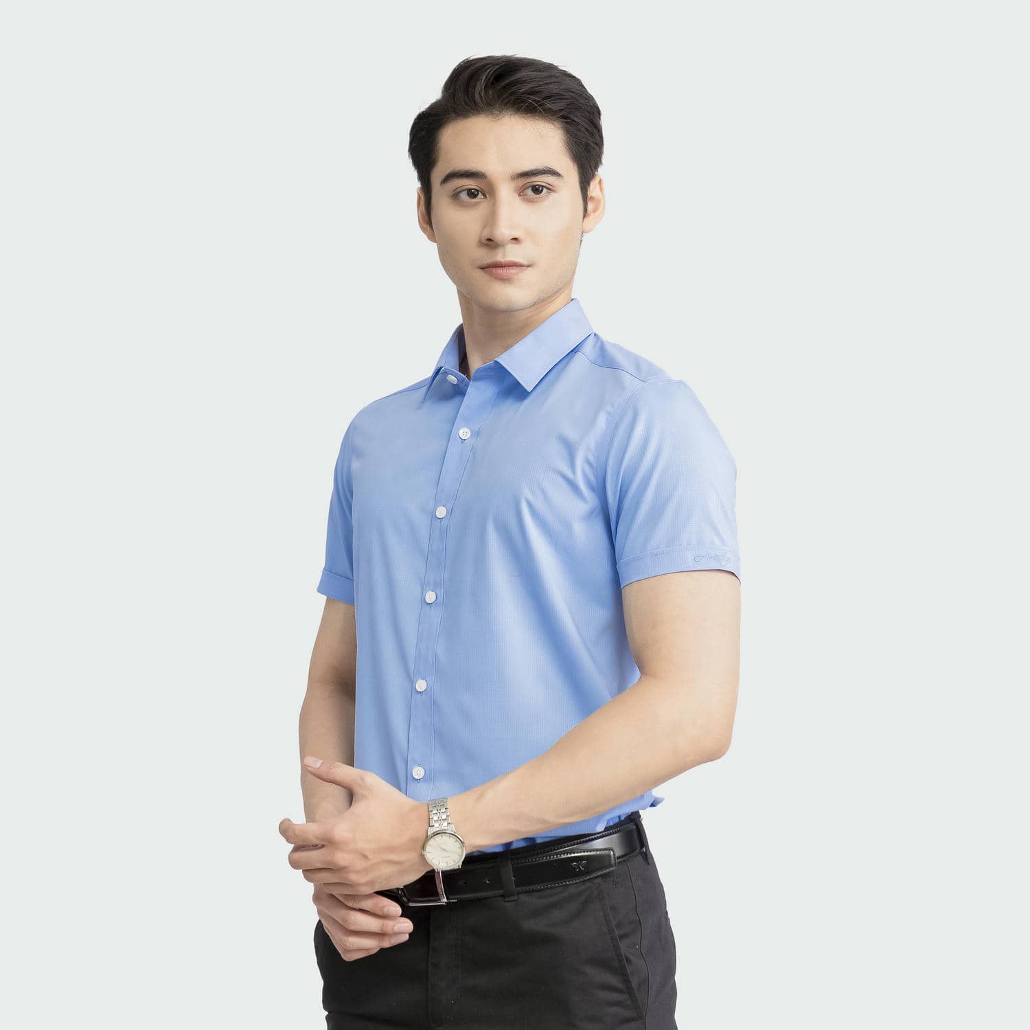 Blue Jacquard pattern