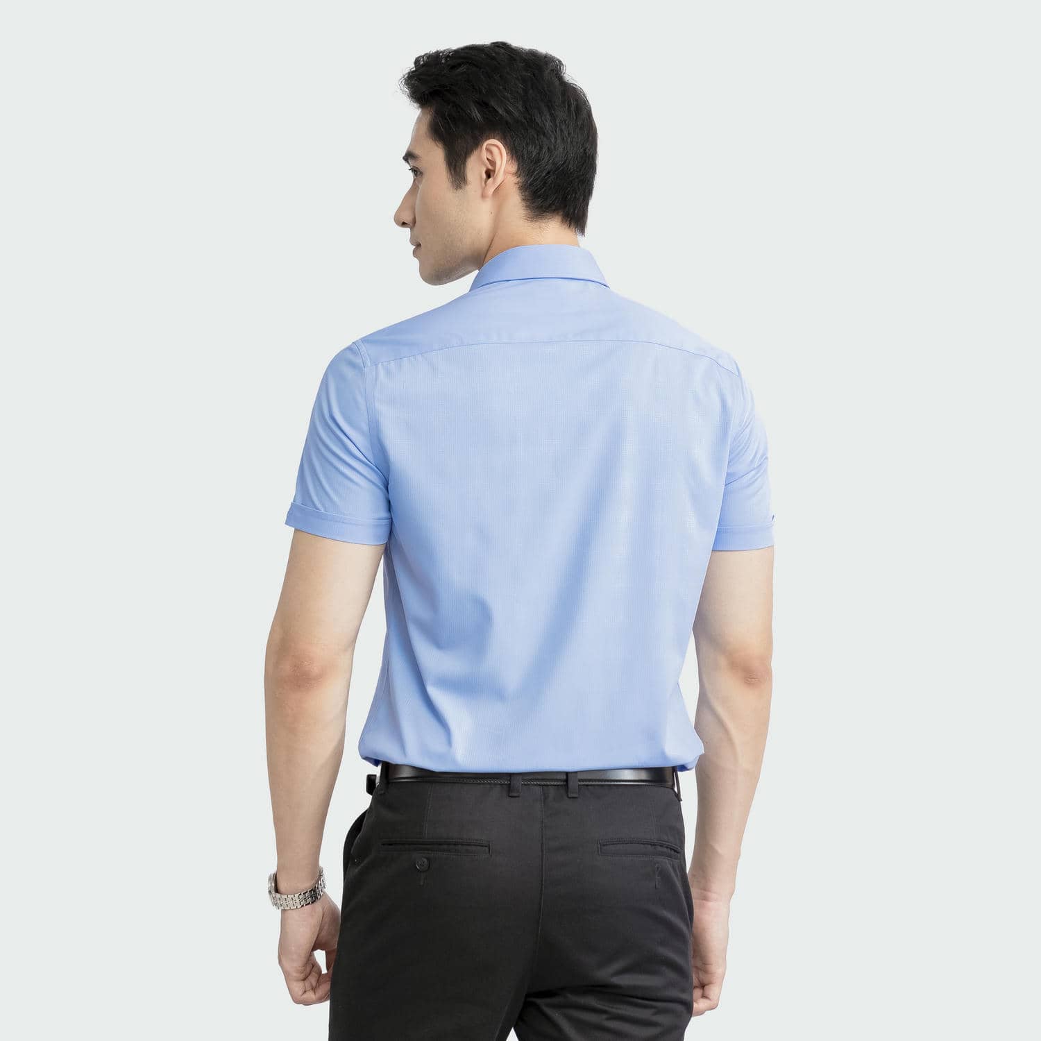 Blue Jacquard pattern