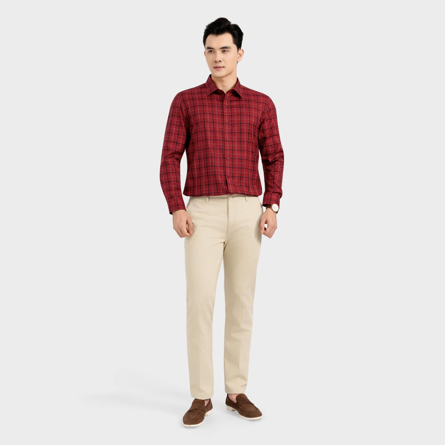 Beige 101 dobby weave