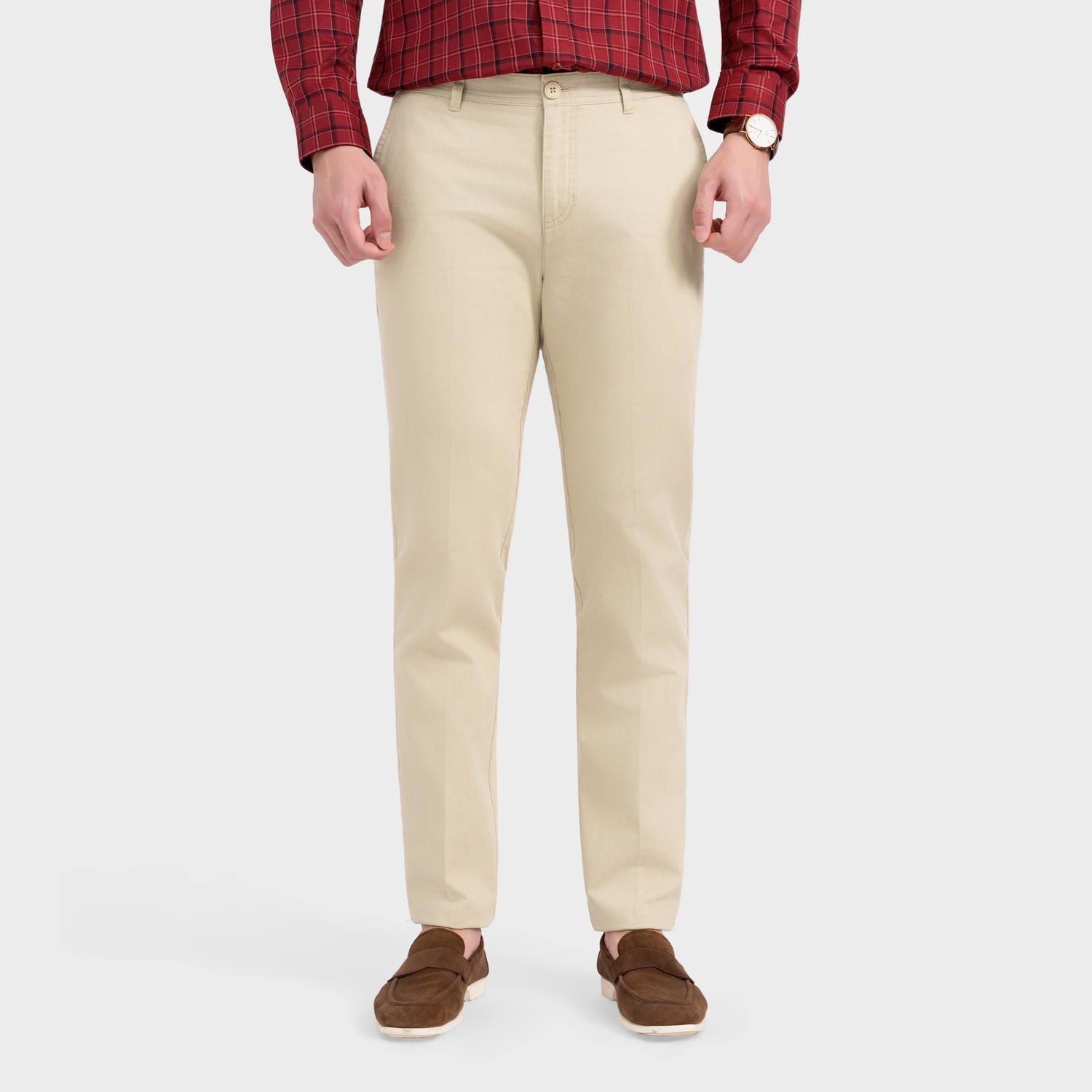 Beige 101 dobby weave