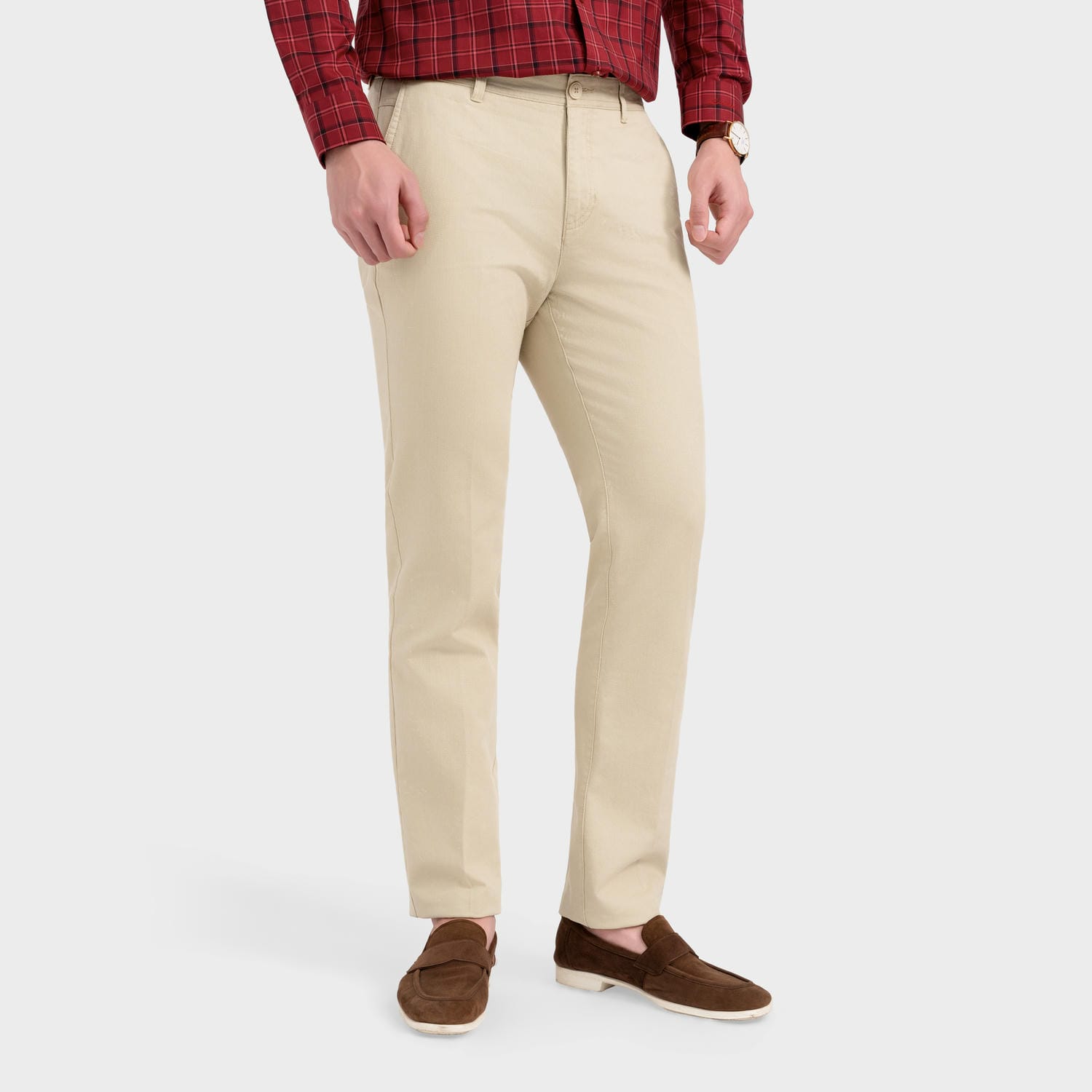 Beige 101 dobby weave