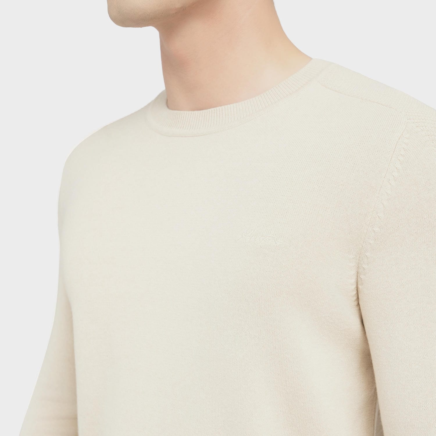 Beige 185 Jacquard pattern