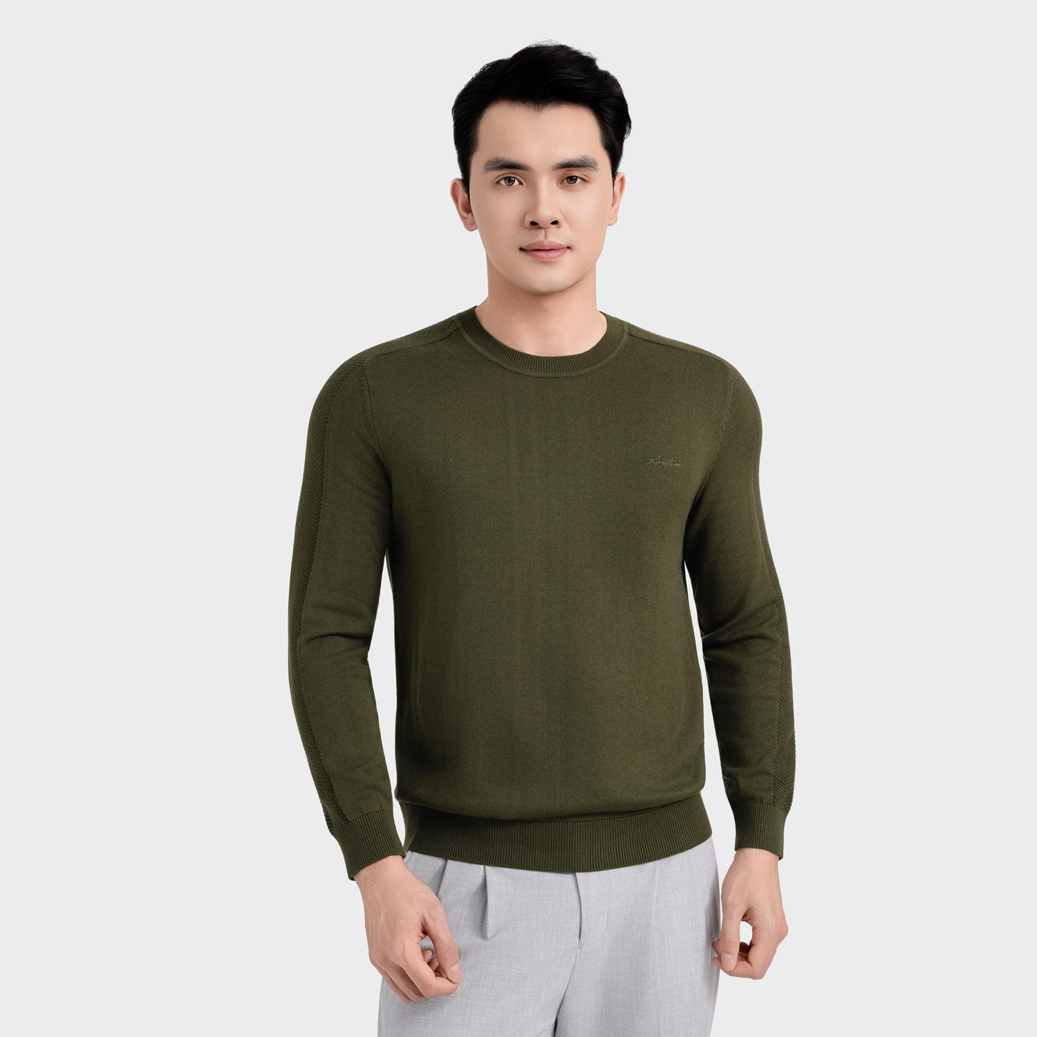 Olive green 106 Jacquard pattern