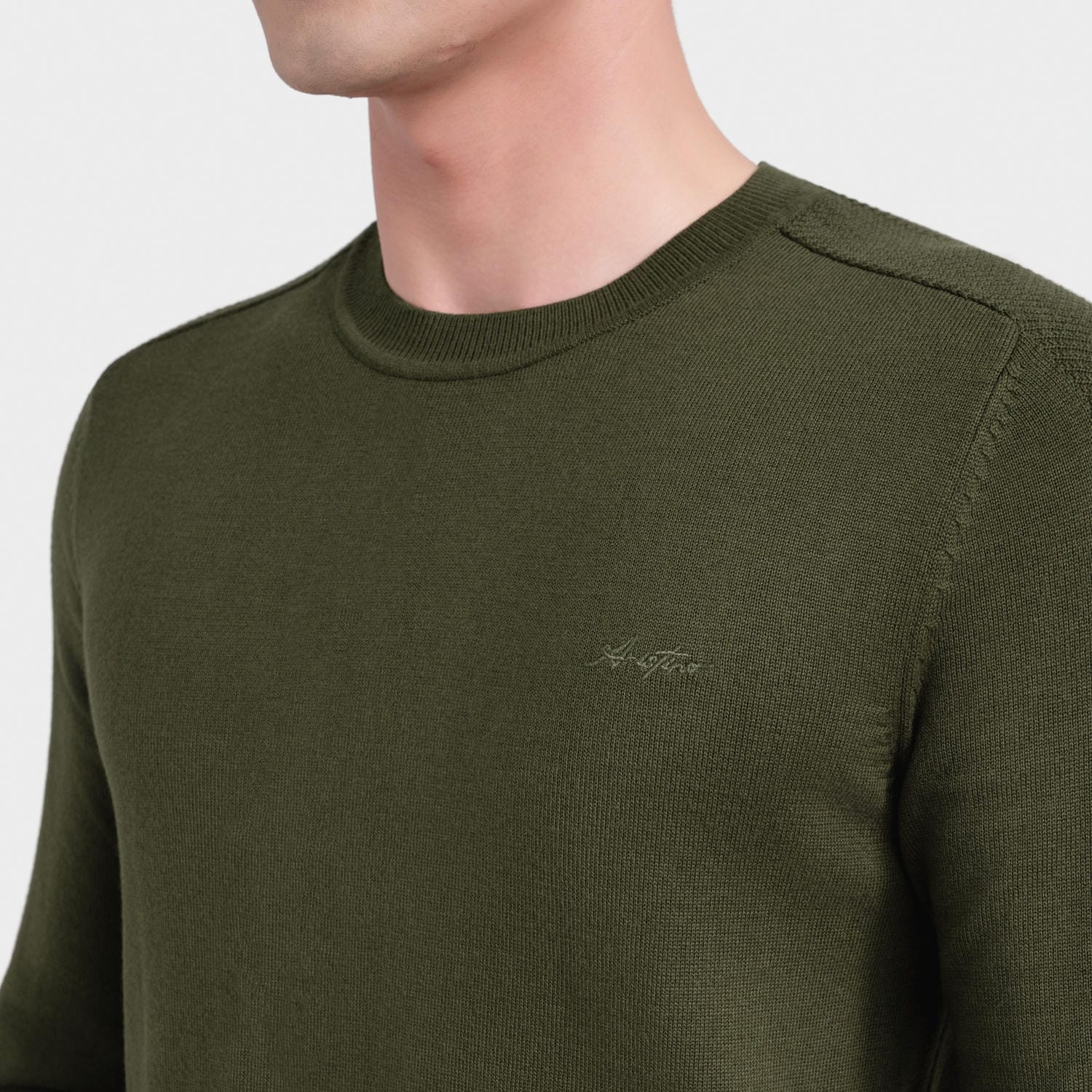 Olive green 106 Jacquard pattern