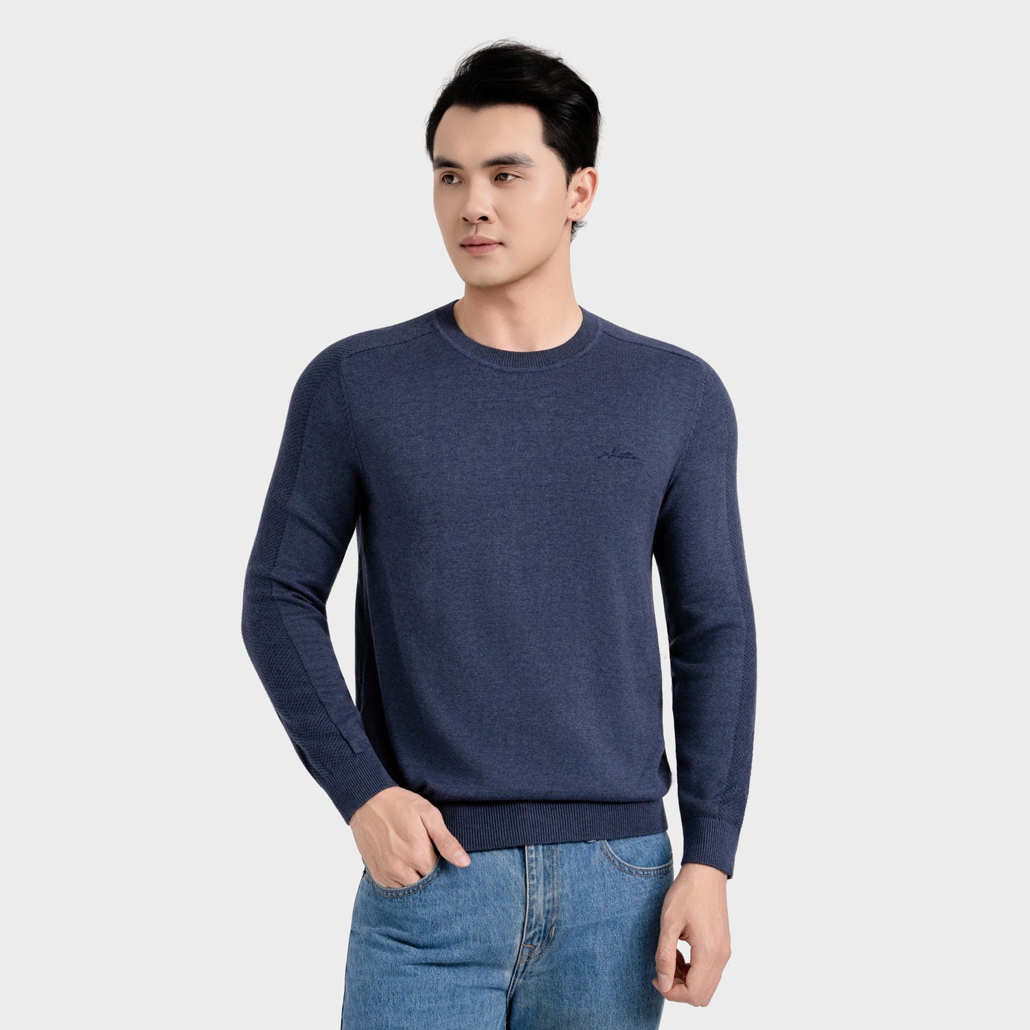 Navy blue 301 Jacquard pattern