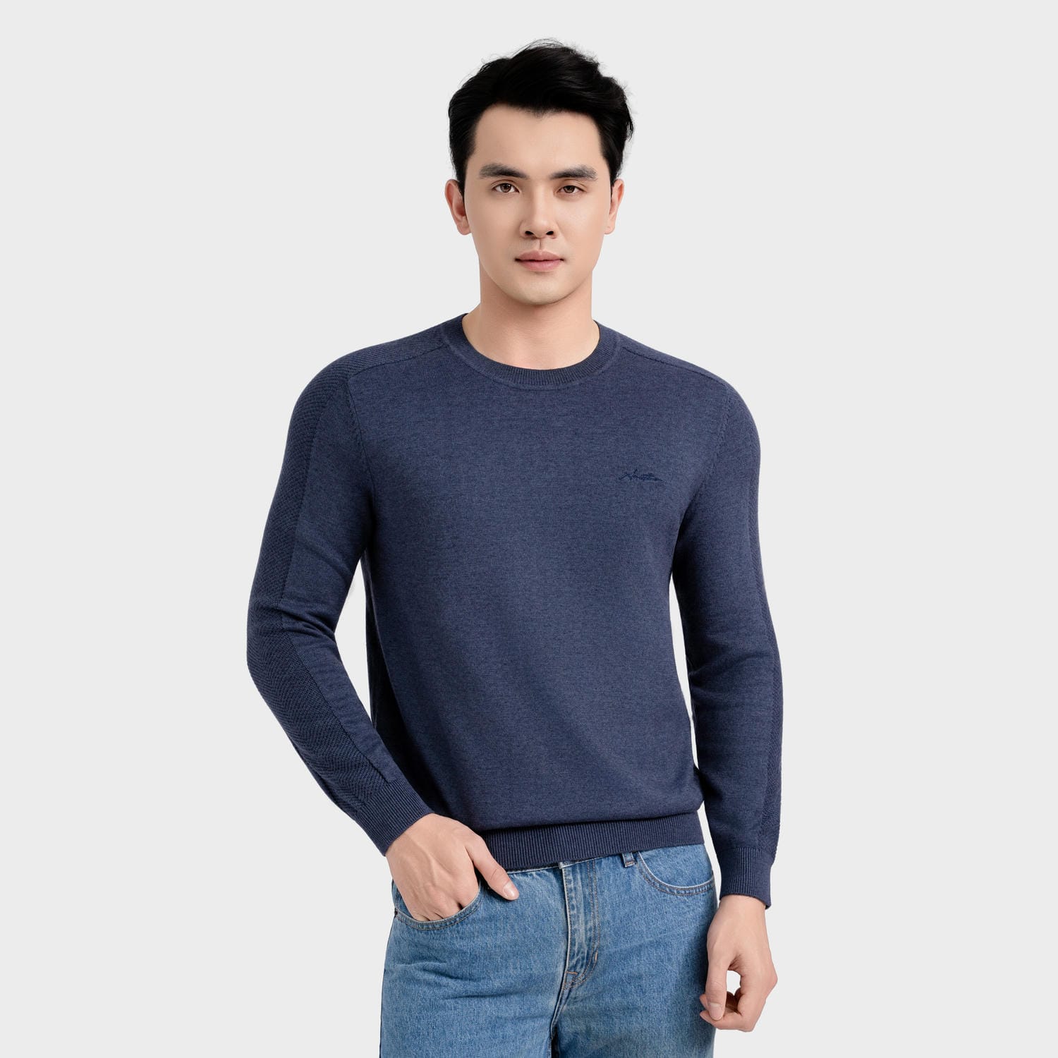 Navy blue 301 Jacquard pattern