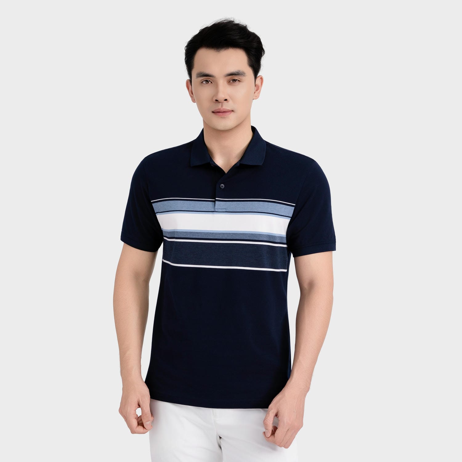 Navy blue 25 striped
