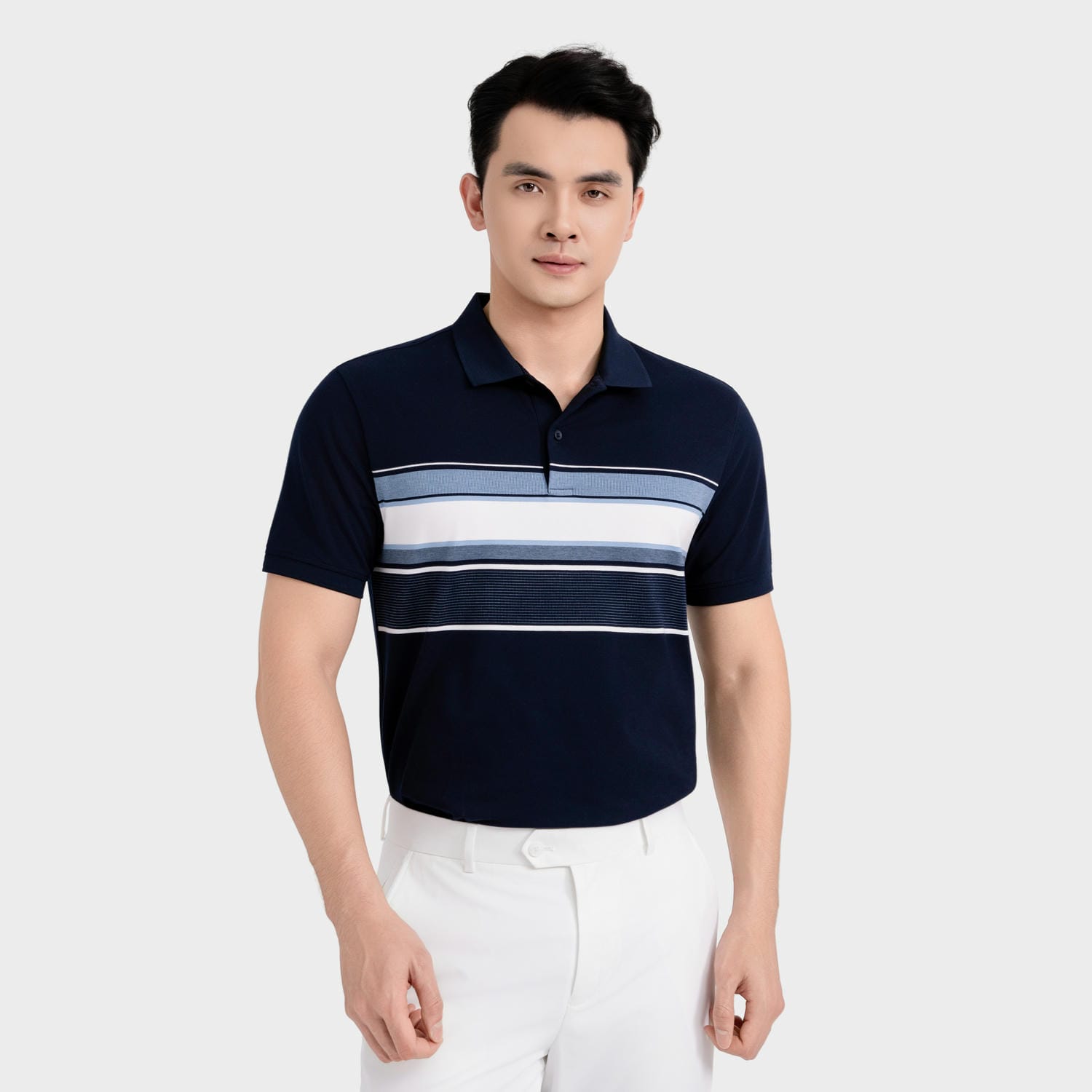 Navy blue 25 striped