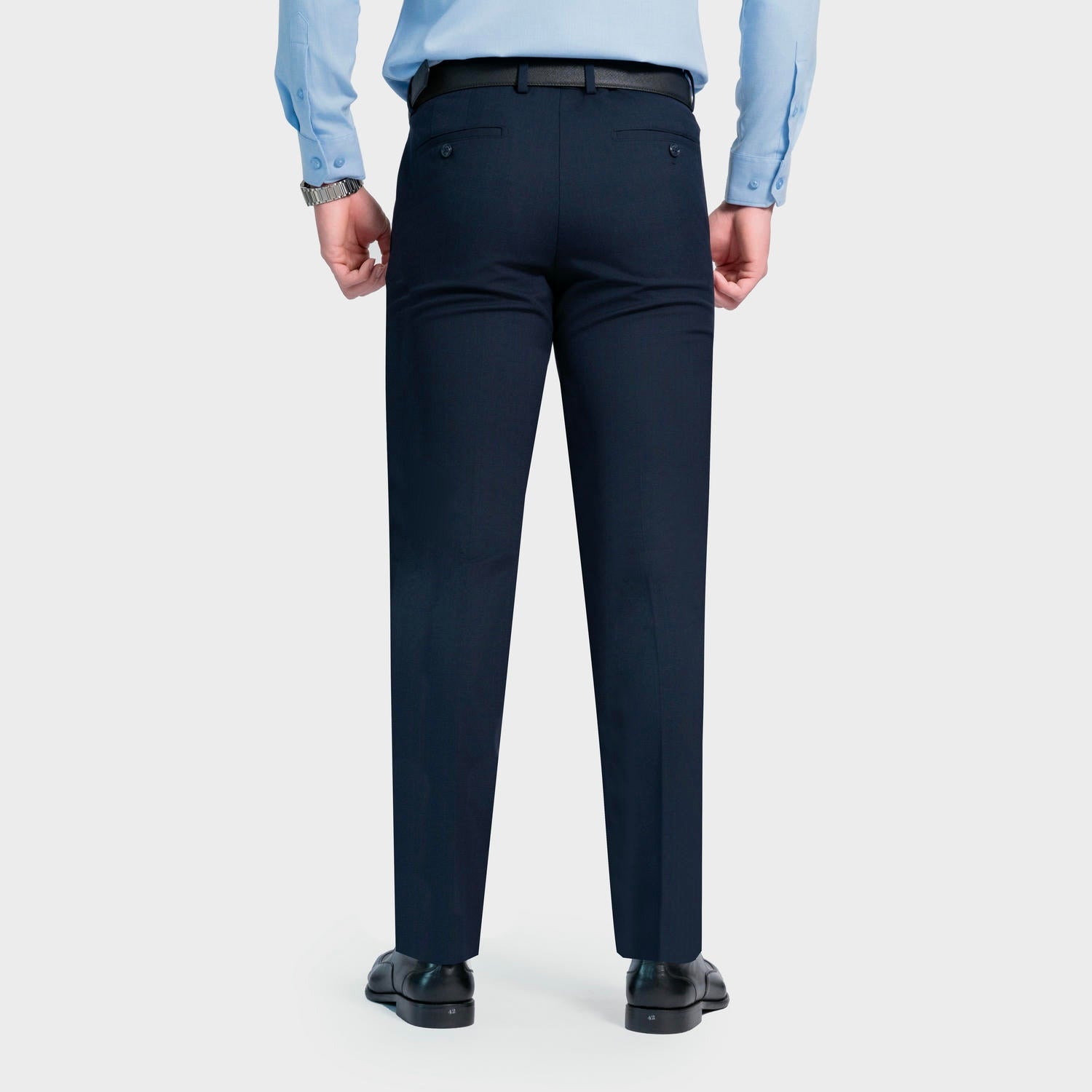 Navy blue 45 striped