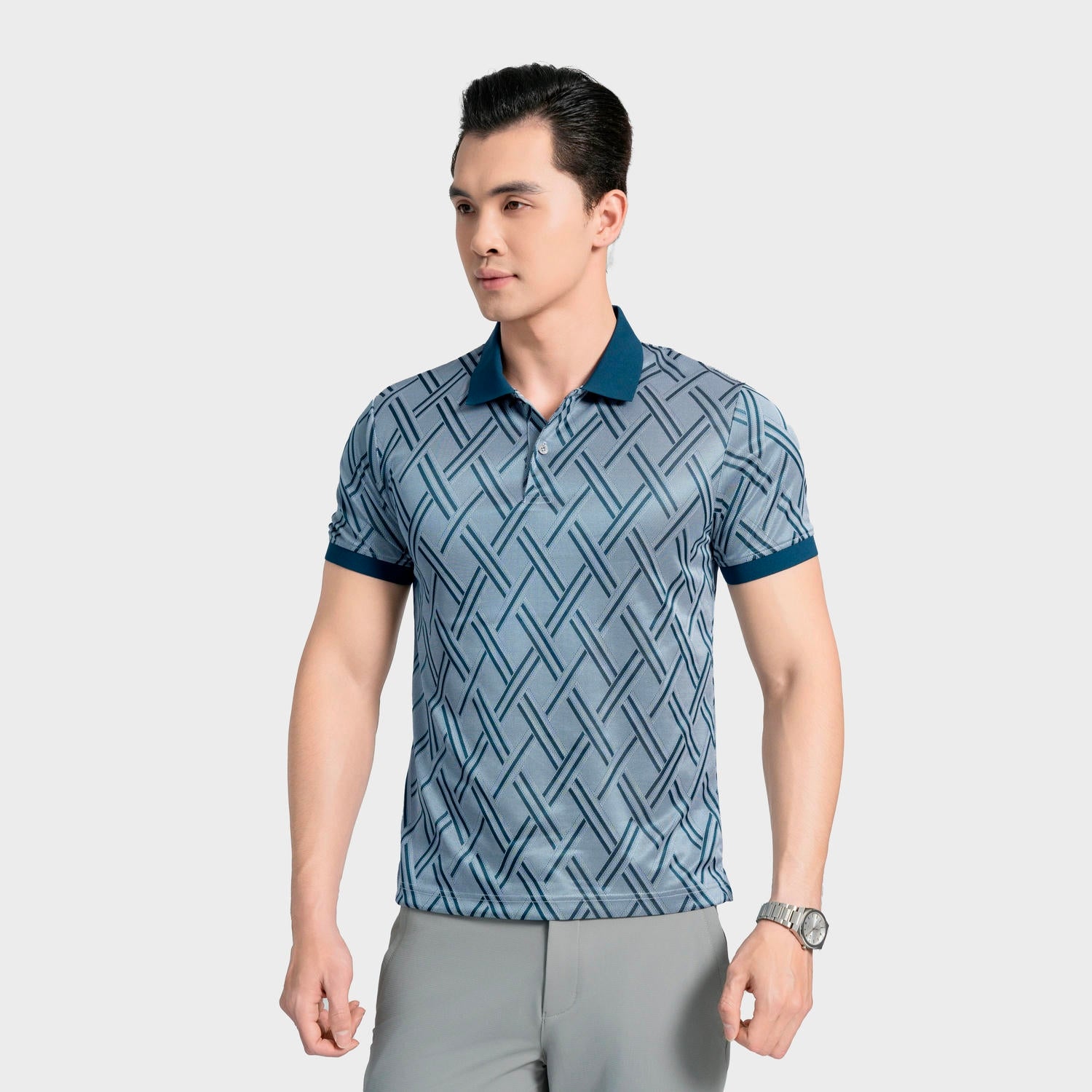 Green 12 Jacquard pattern