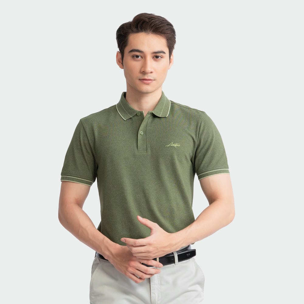 Áo Polo nam bằng cotton hiệu Aristino, dáng regular fit, mã sản phẩm APS115S3.