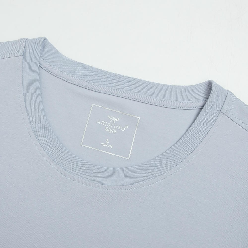 Áo thun nam cotton dáng ôm Aristino ATS014S3