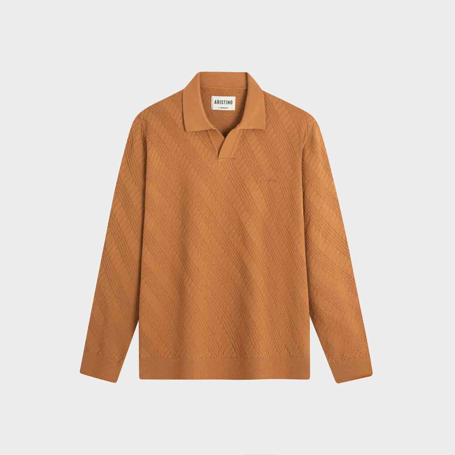 Brown 202 Jacquard pattern