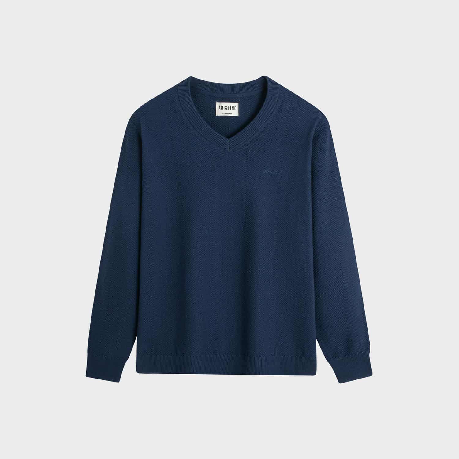 Navy blue 373 Jacquard pattern