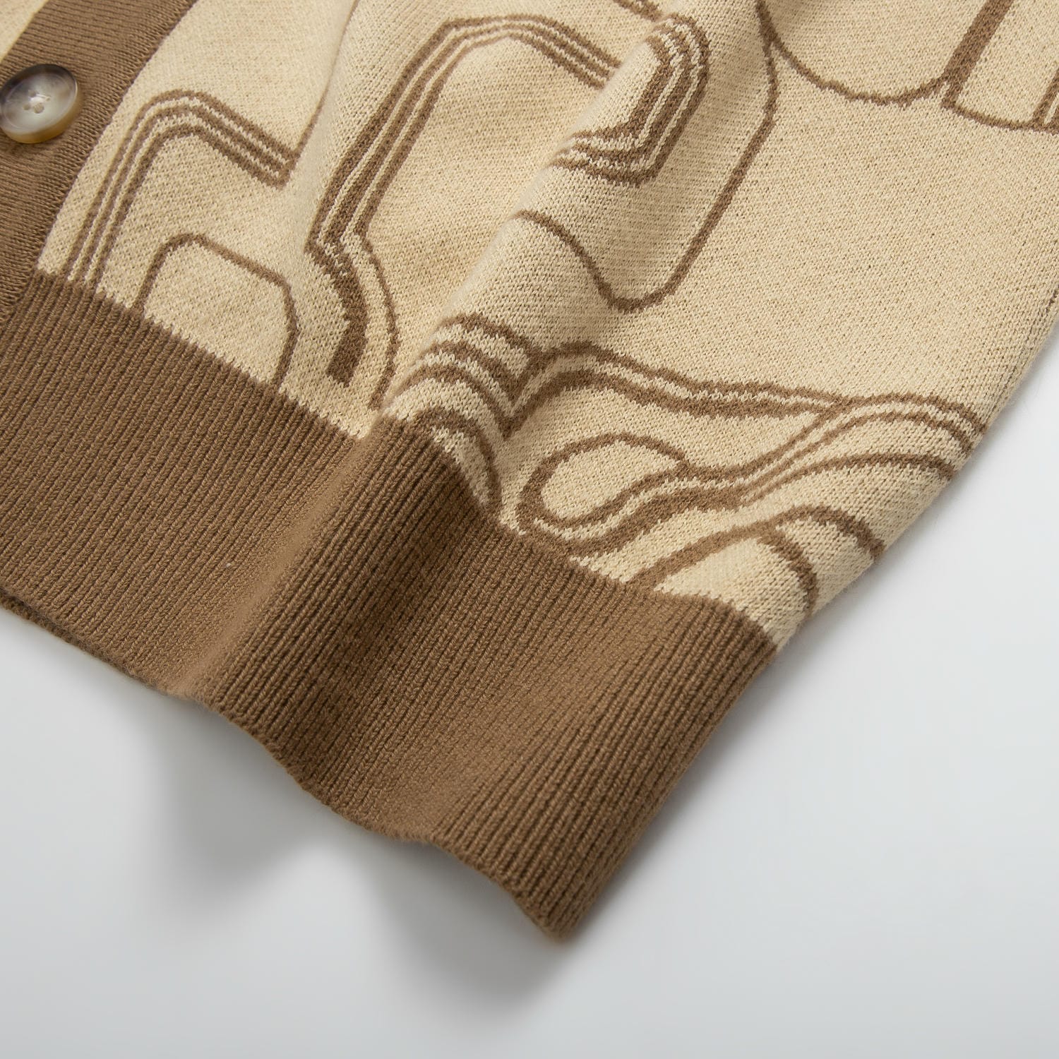 Beige 11 Jacquard pattern