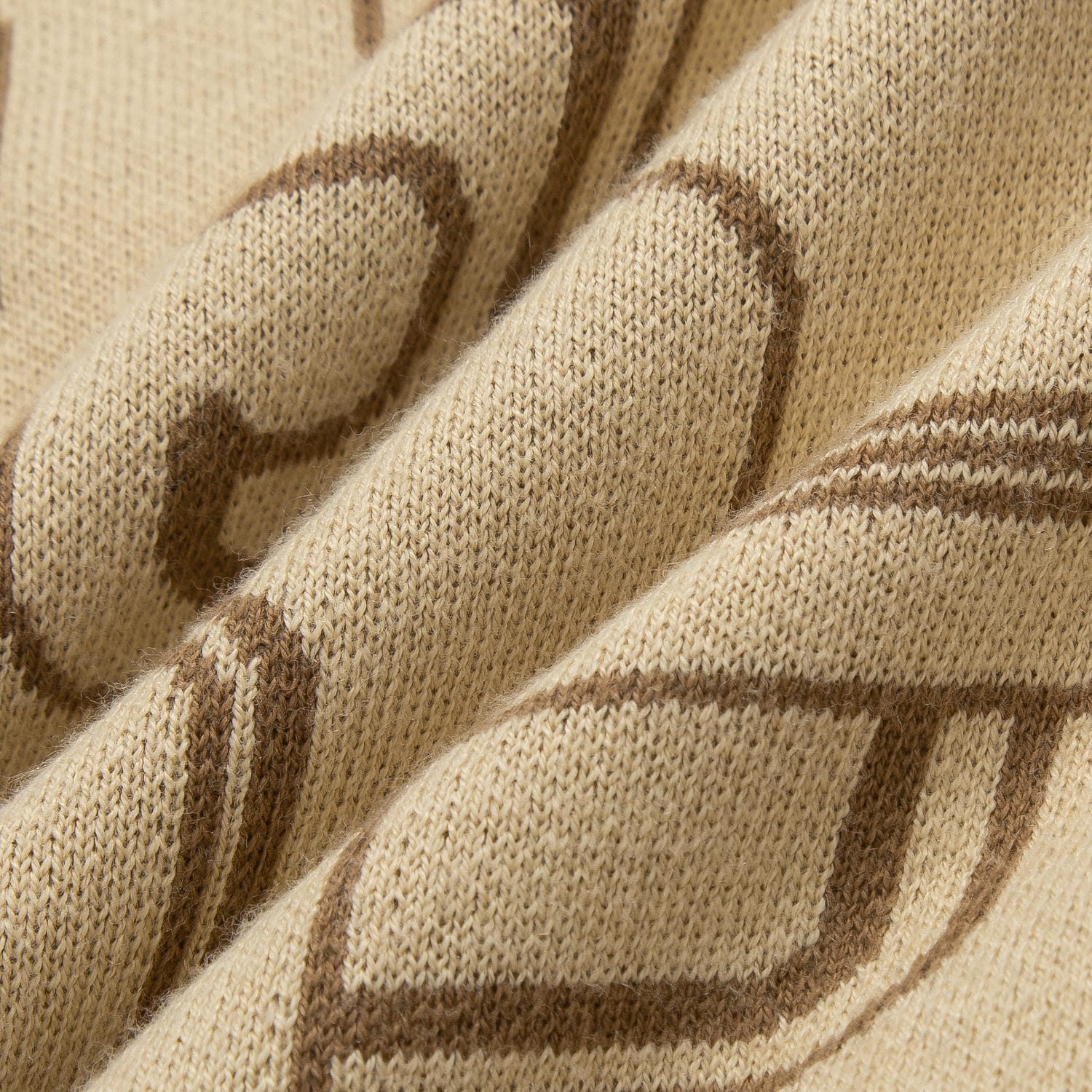 Beige 11 Jacquard pattern