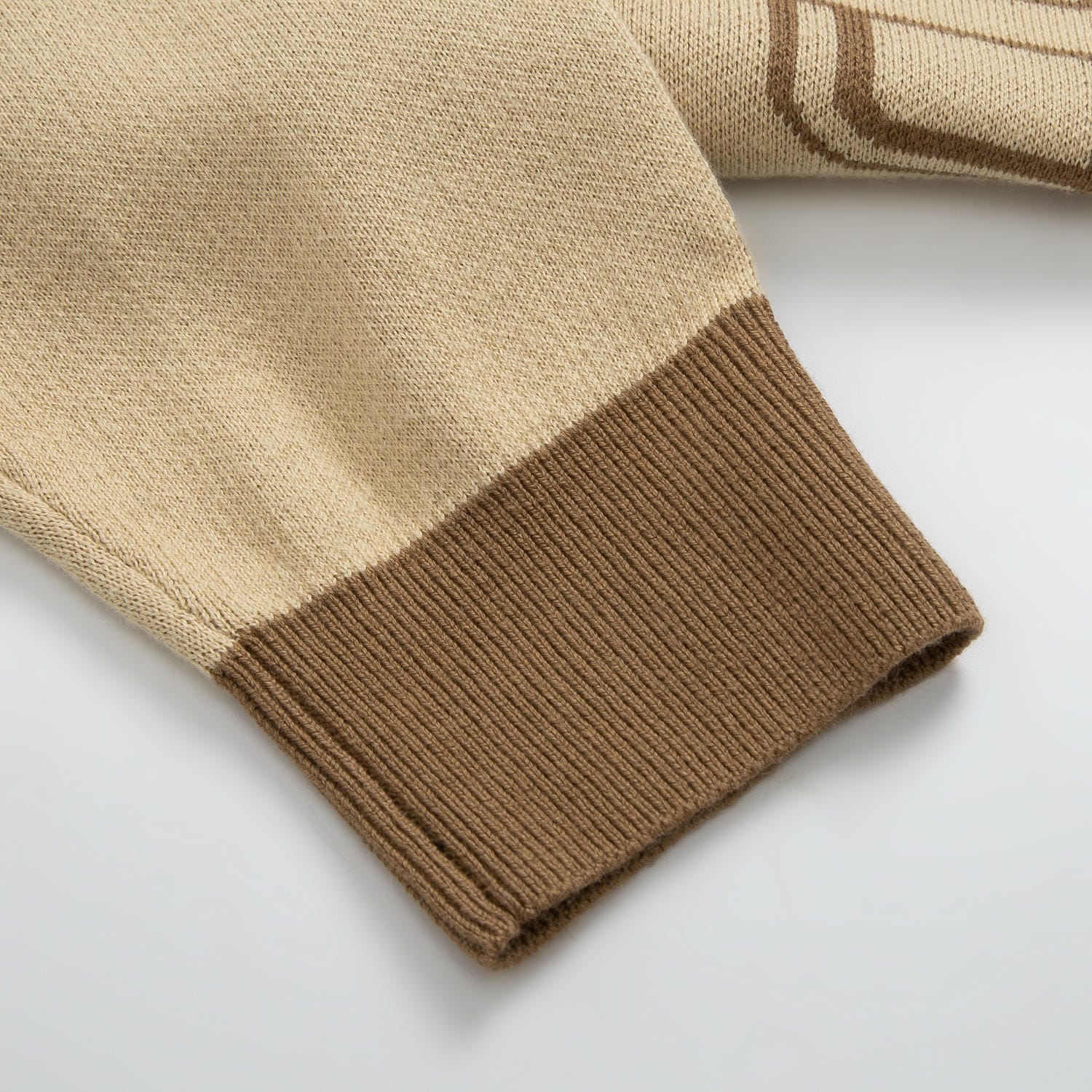 Beige 11 Jacquard pattern