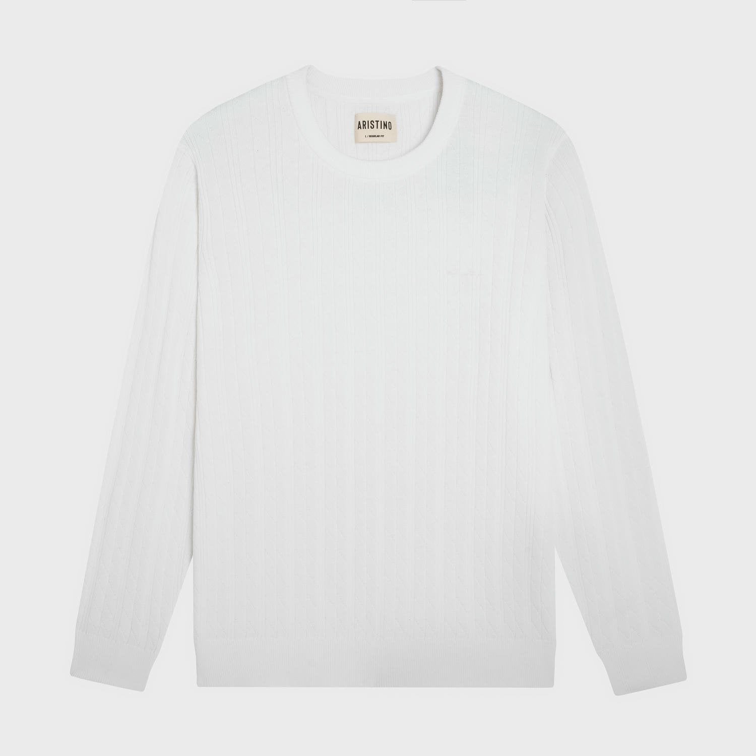 White 6 Jacquard pattern