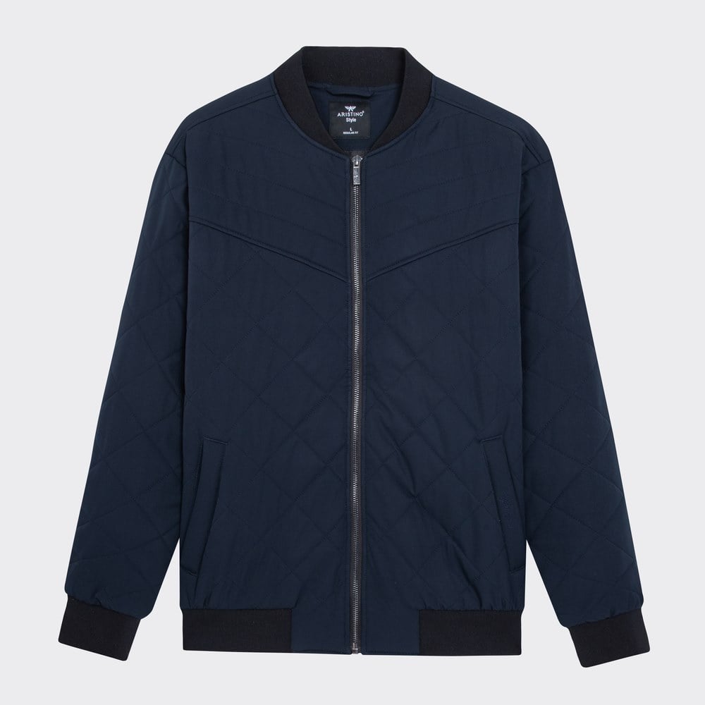 Áo khoác chần bông nam Aristino dáng regular fit AJK048W3