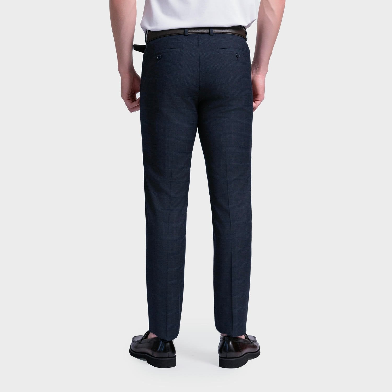 Navy blue 45 striped