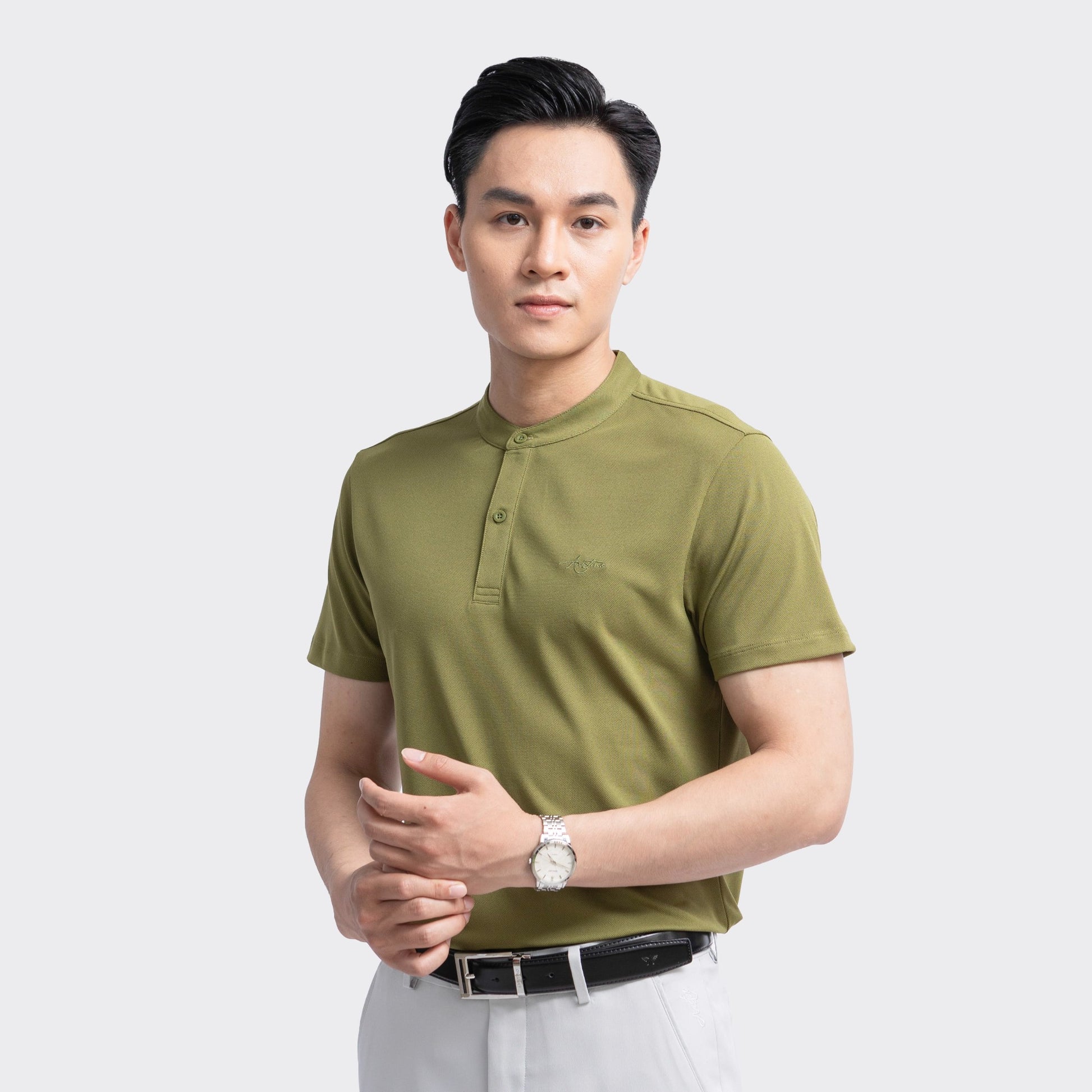 Olive green 43 dobby weave