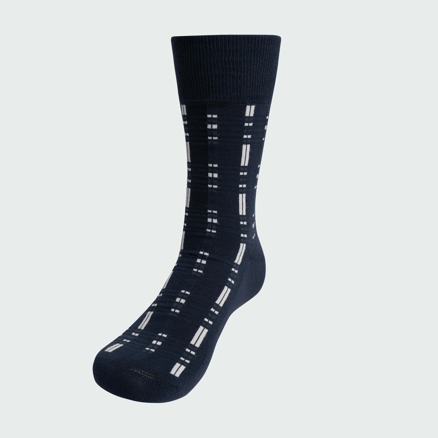 Navy blue 8 Jacquard pattern