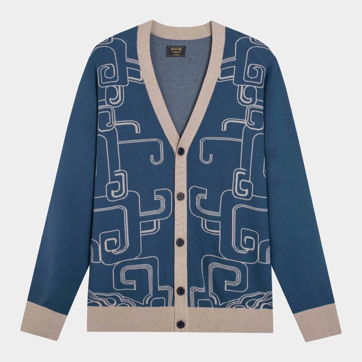 Blue 19 Jacquard pattern