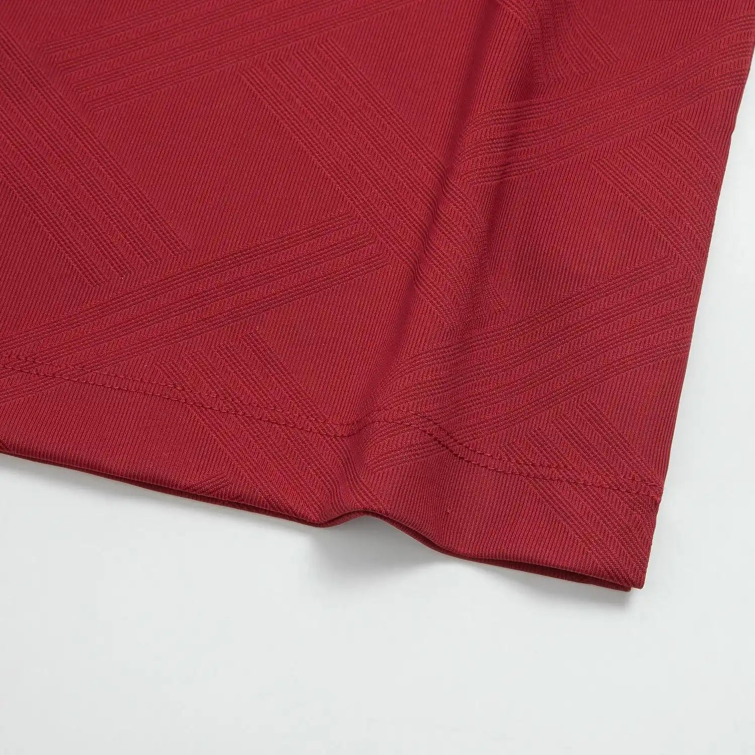 Red 6 Jacquard pattern booc