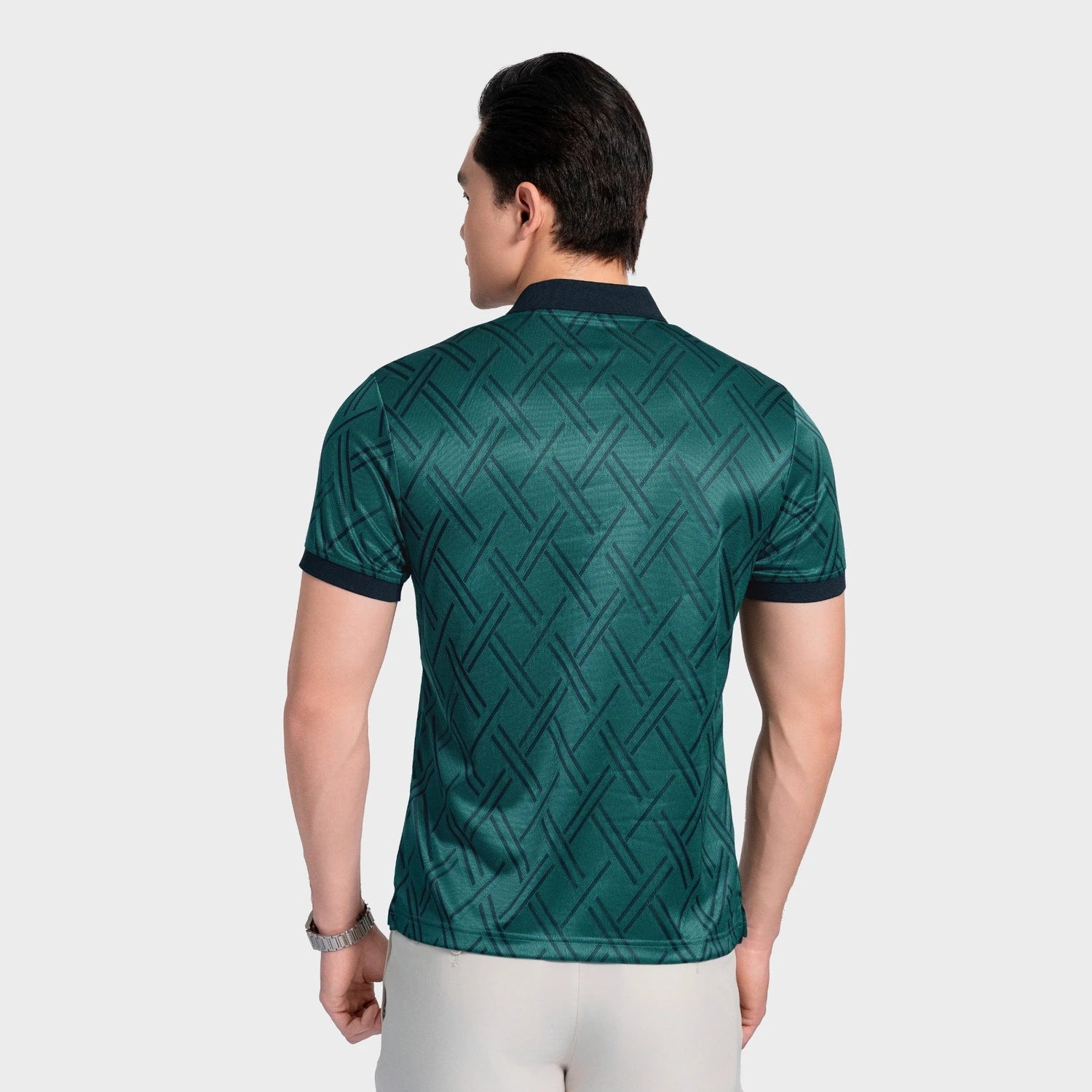 Green 50 Jacquard pattern