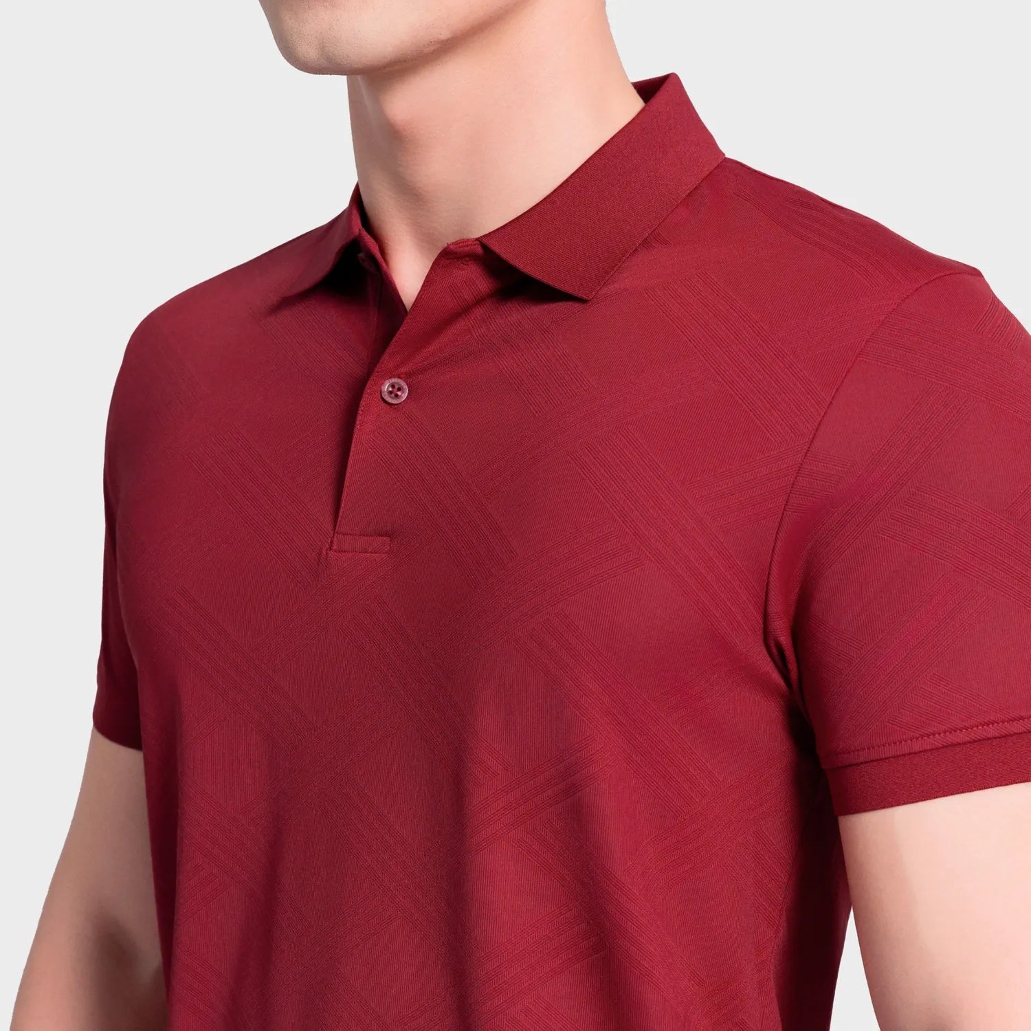 Red 6 Jacquard pattern booc