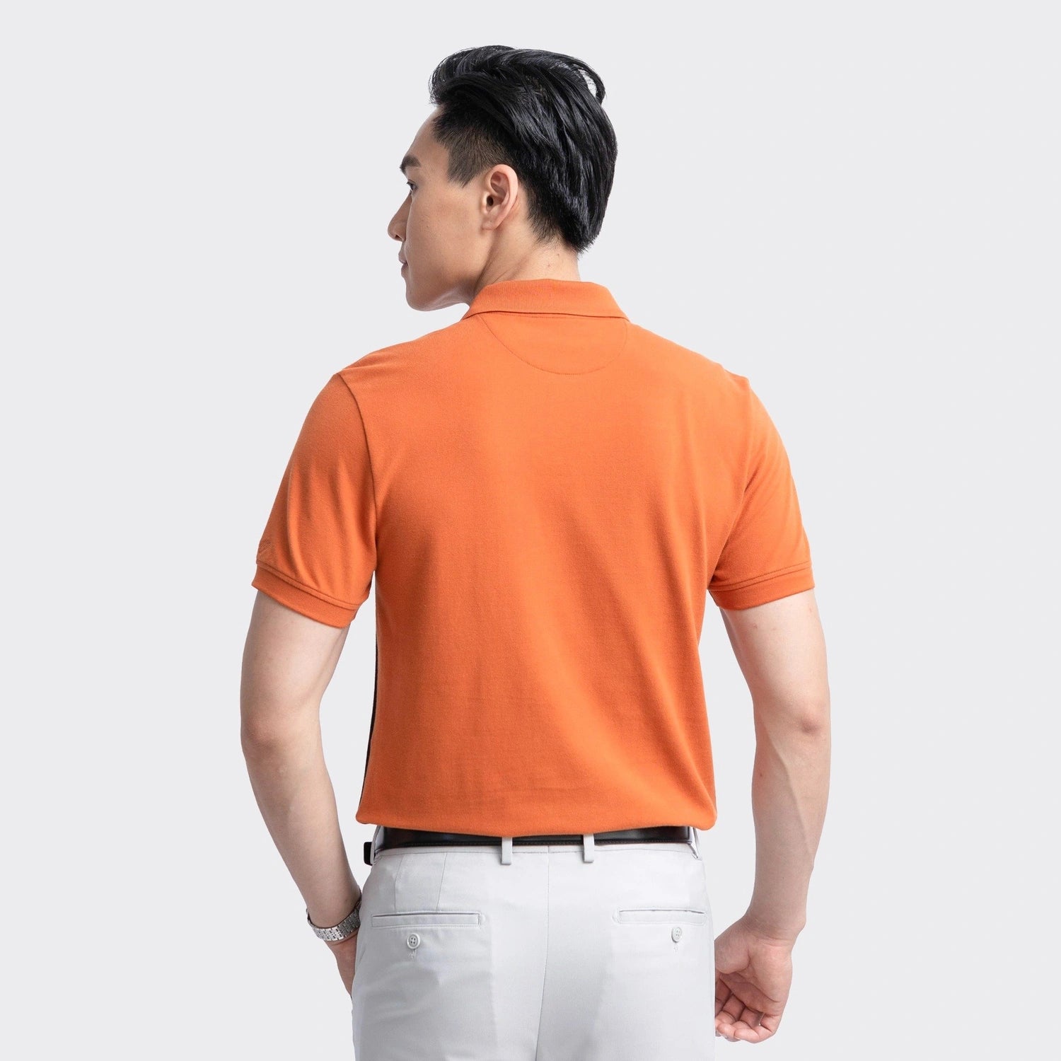 Orange 87 Jacquard stripe