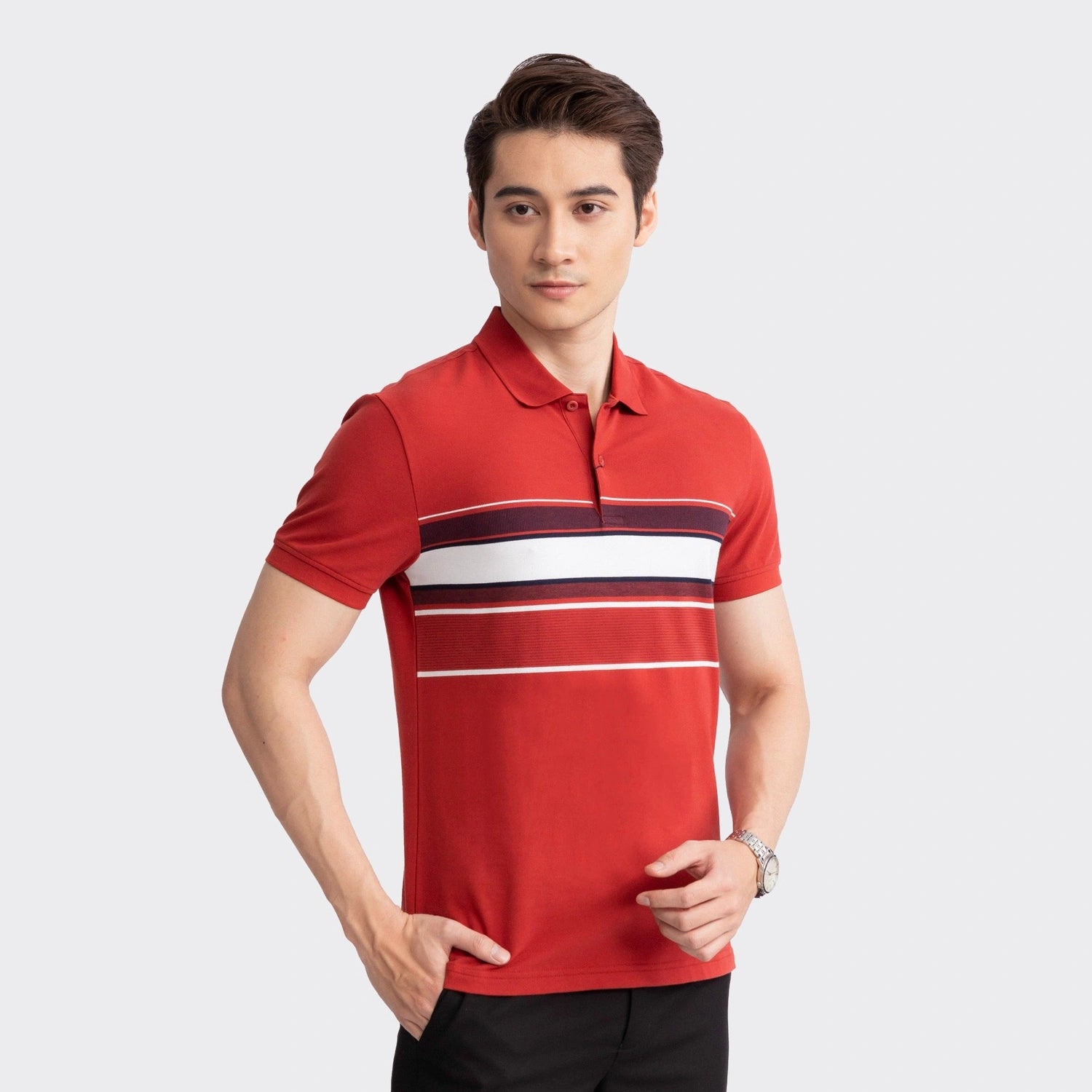 Red 86 striped