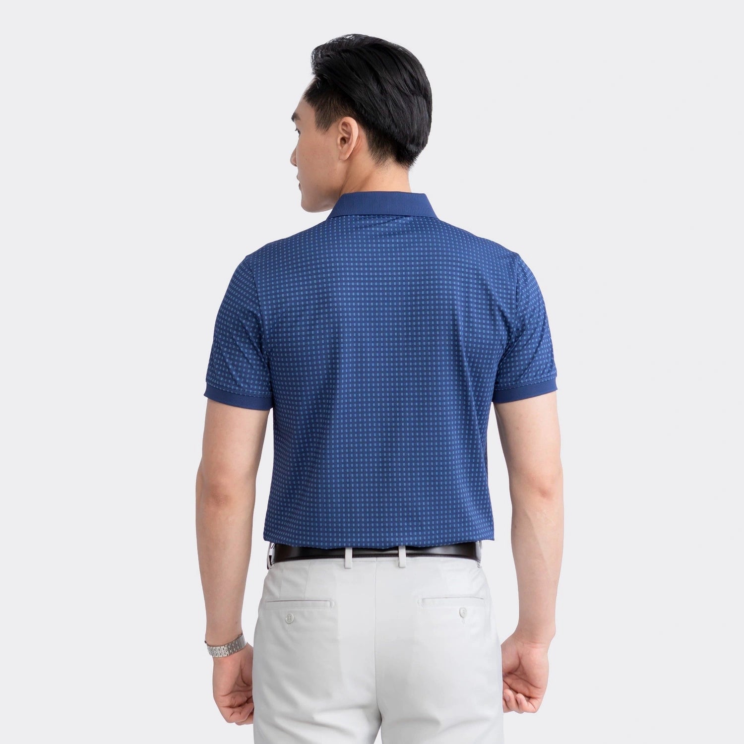 Blue 162 Jacquard pattern