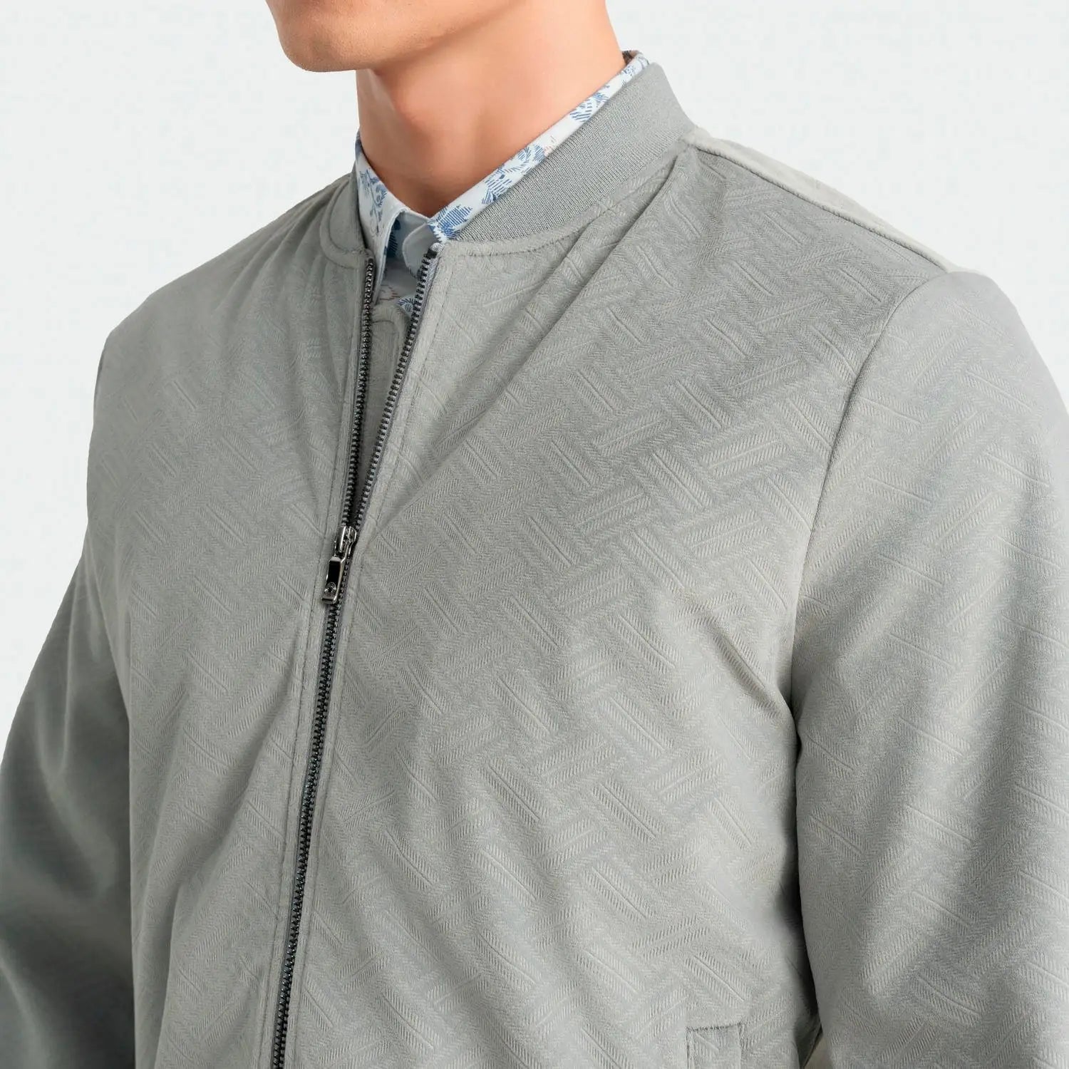 Gray 44 Jacquard pattern