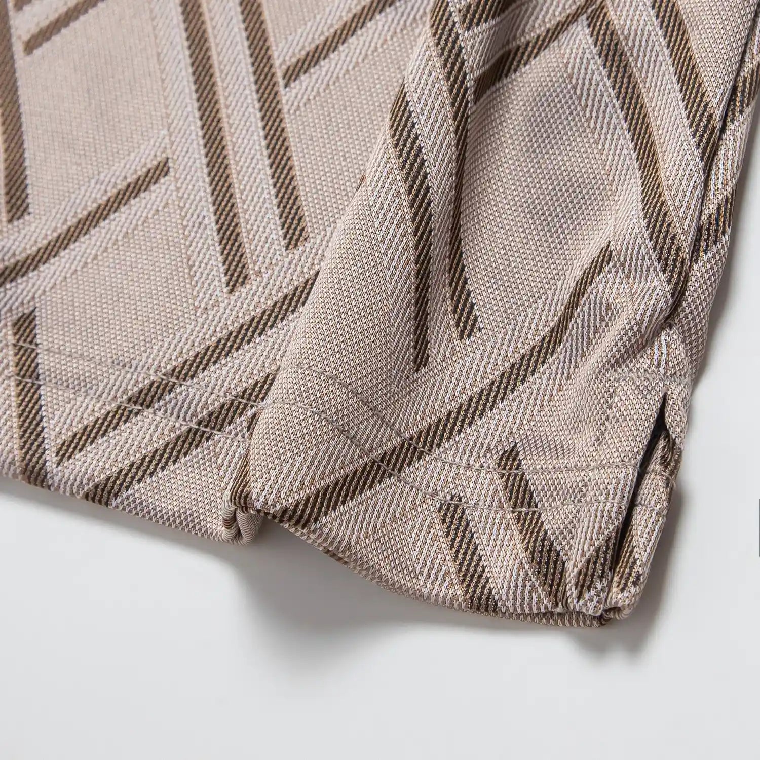 Beige 3 Jacquard pattern