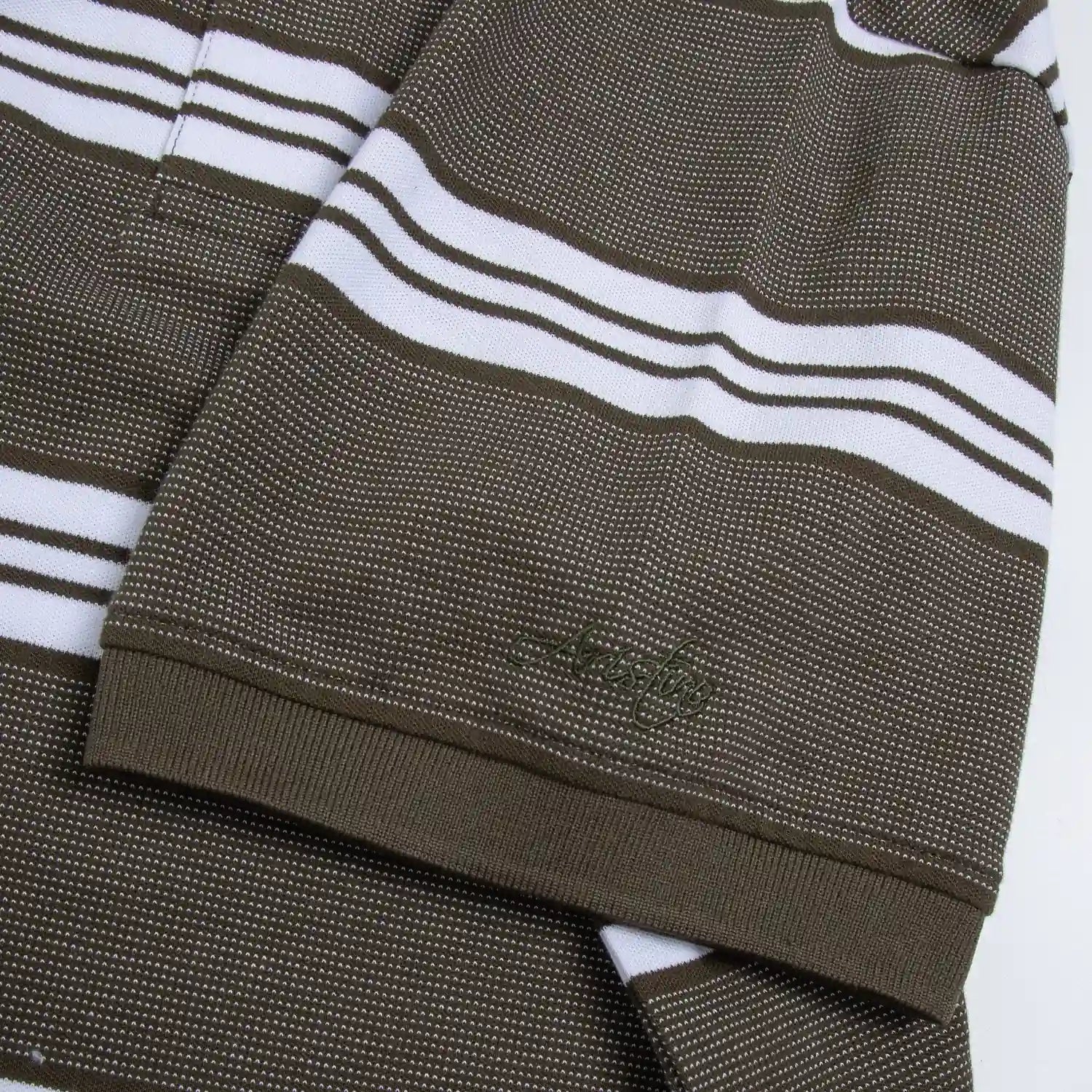 Olive green 91 striped
