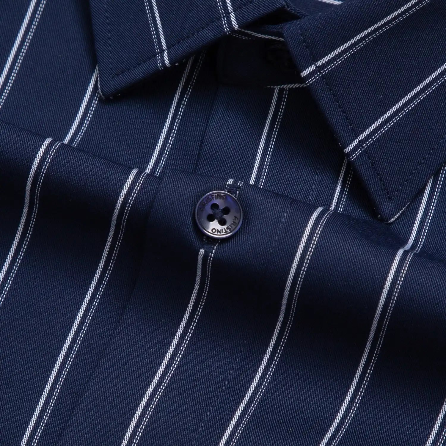 Navy blue striped