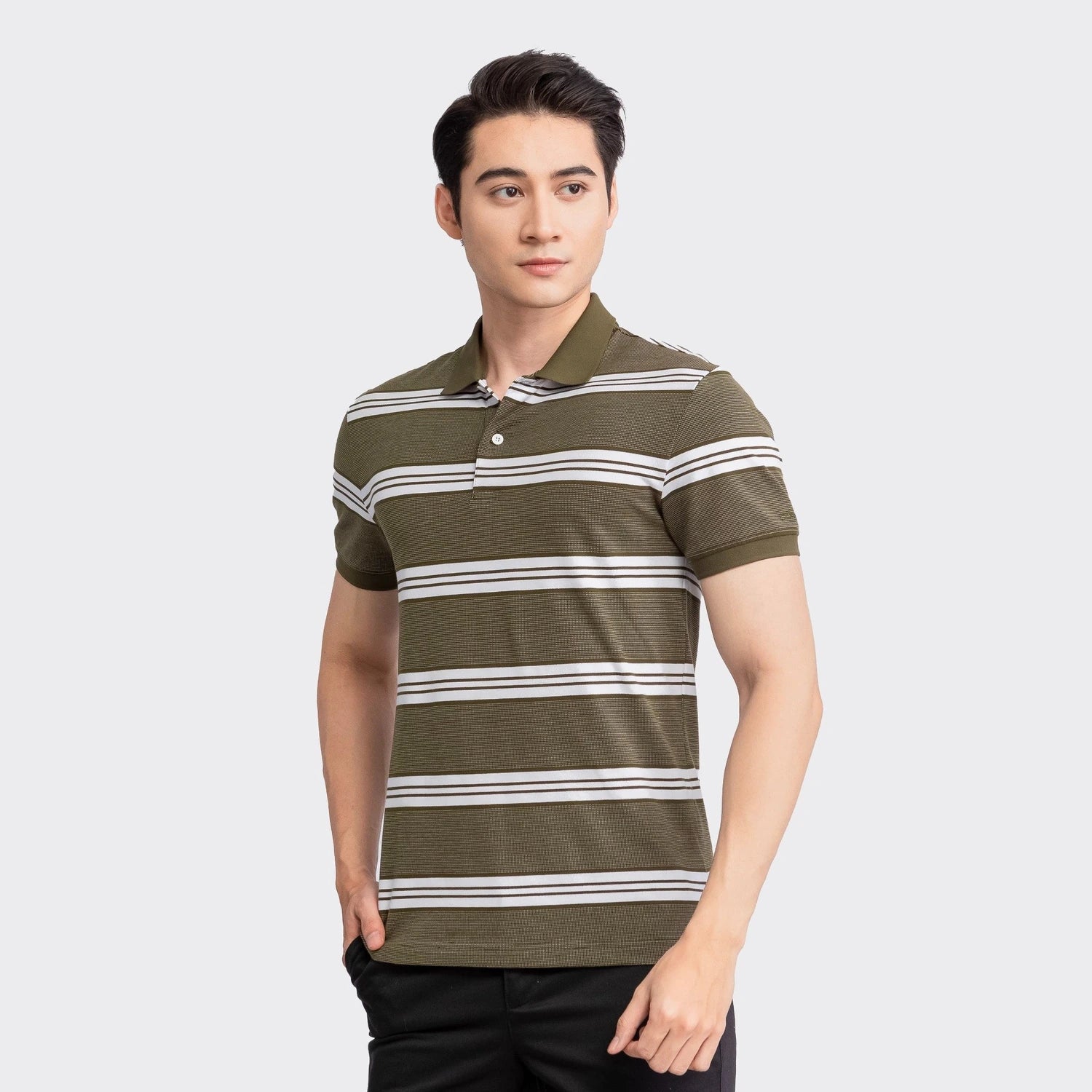 Olive green 91 striped