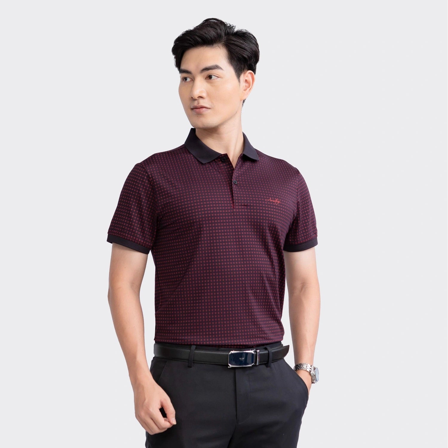 Red 35 Jacquard pattern