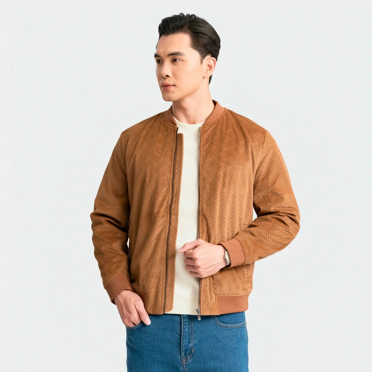 Brown 10 Jacquard pattern