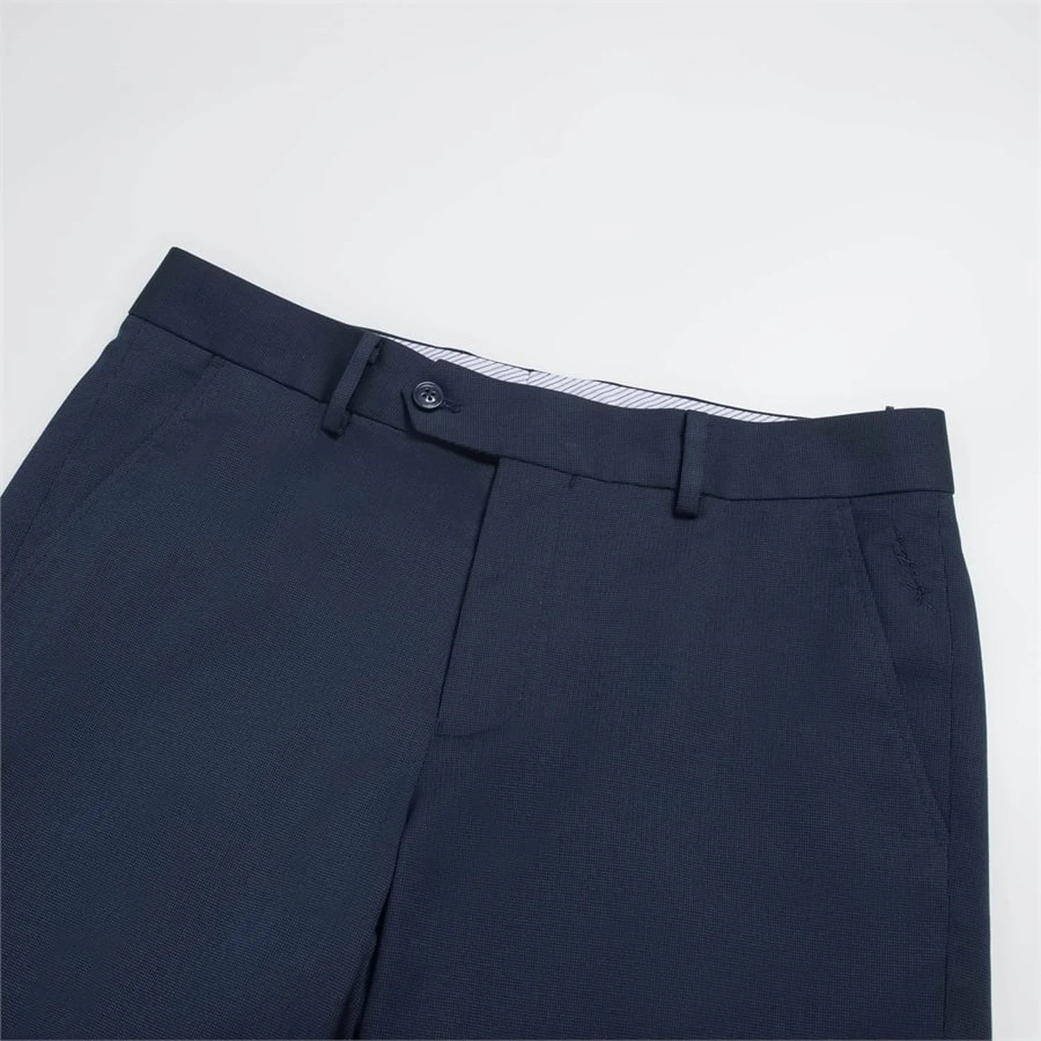 Navy blue 4 1 dobby weave