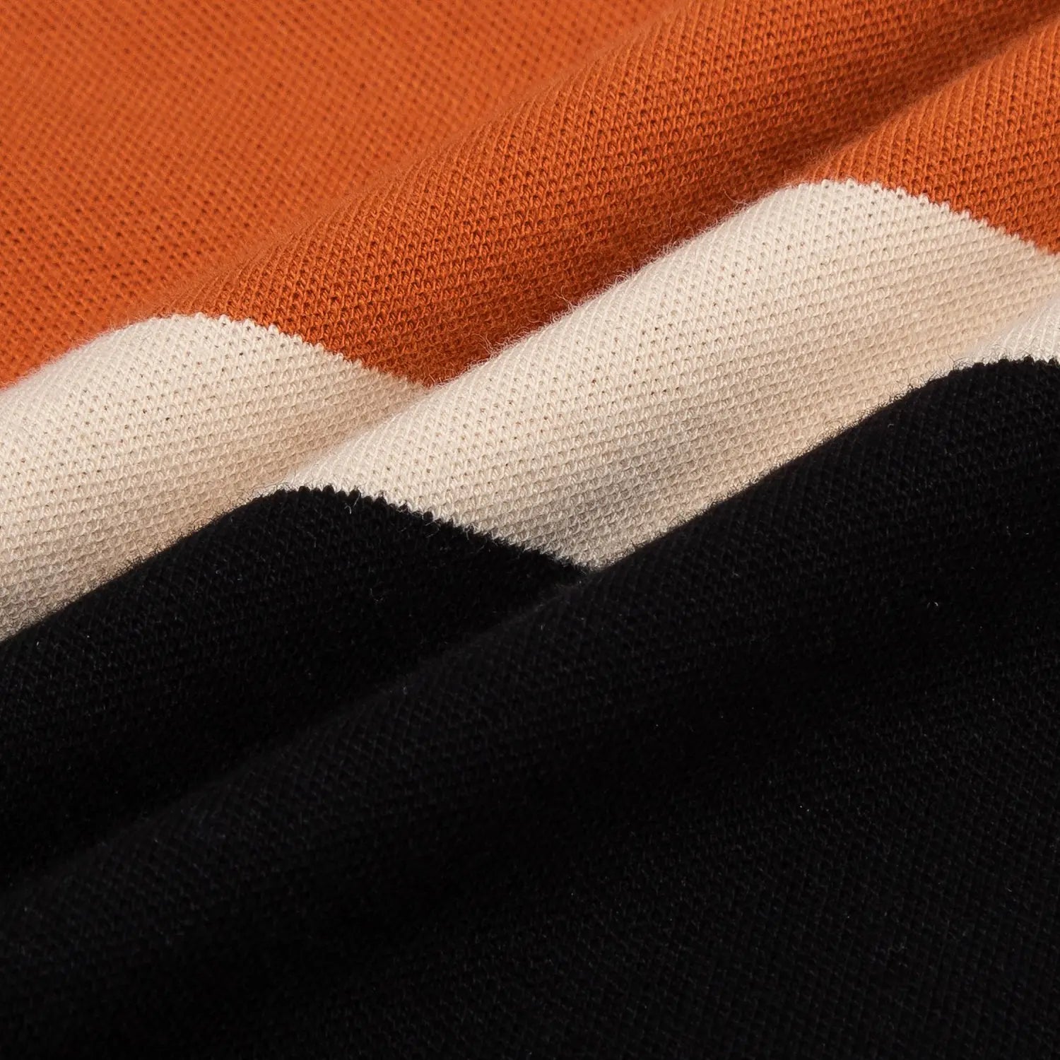 Orange 87 Jacquard stripe