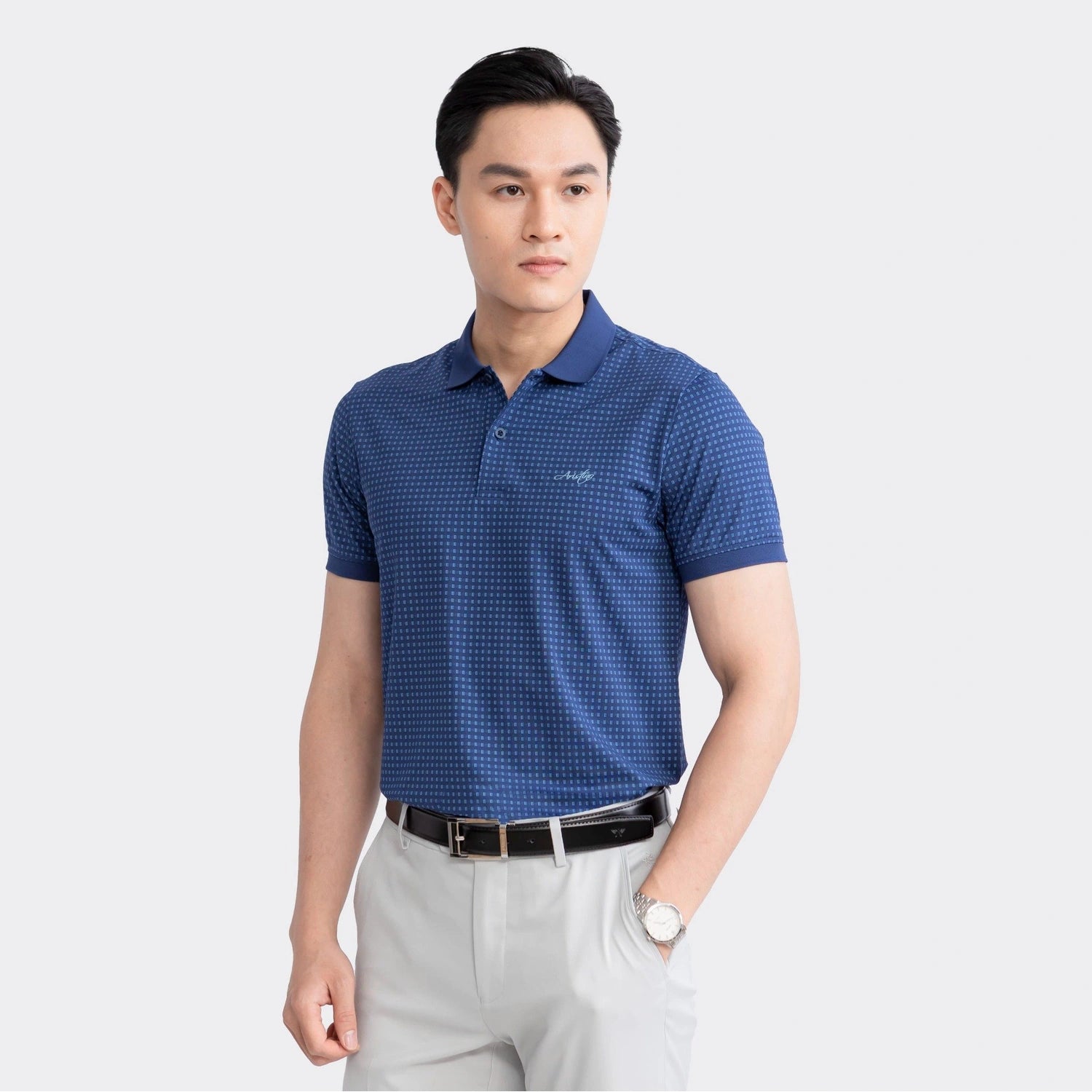 Blue 162 Jacquard pattern