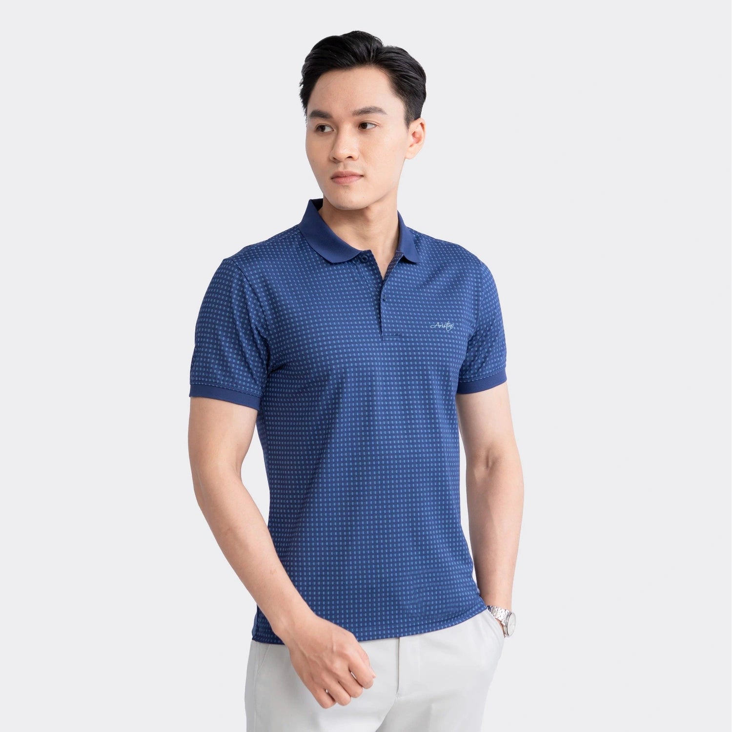 Blue 162 Jacquard pattern