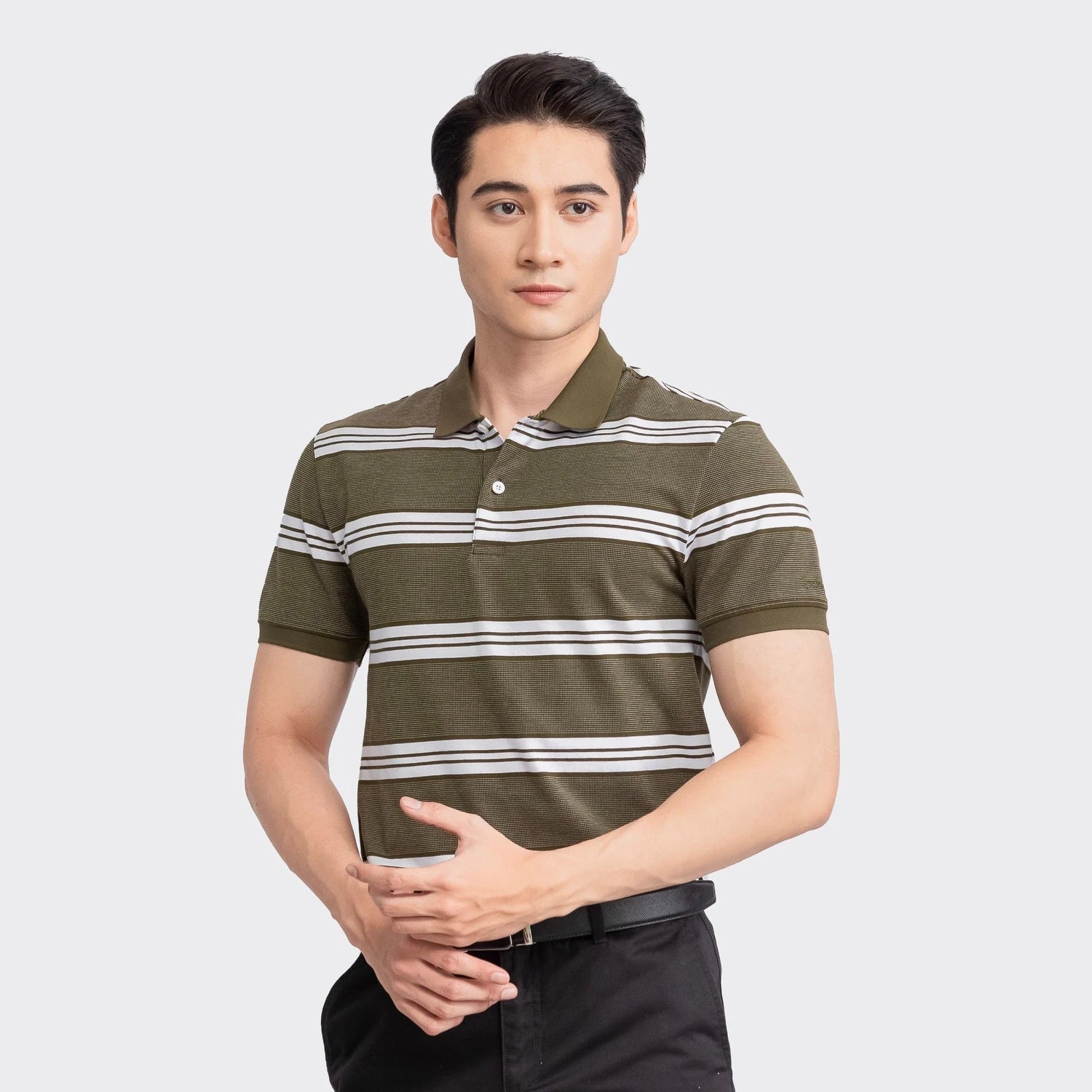 Olive green 91 striped